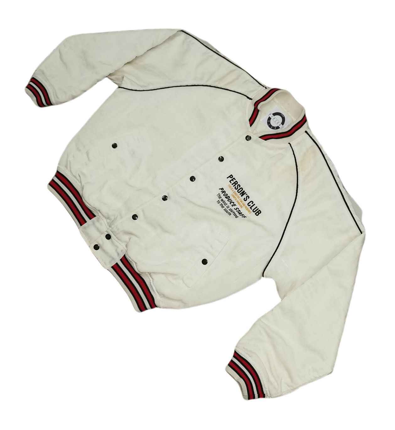 PERSON'S Persons Embroidered Big Logo Varsity Jacket Size US L / EU 52-54 / 3 - 4 Thumbnail
