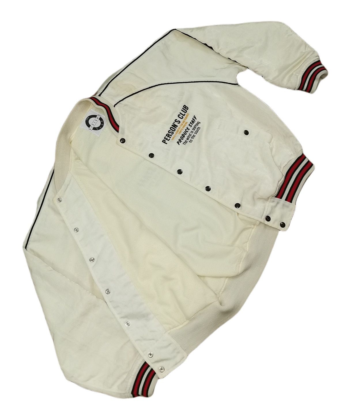 PERSON'S Persons Embroidered Big Logo Varsity Jacket Size US L / EU 52-54 / 3 - 10 Thumbnail