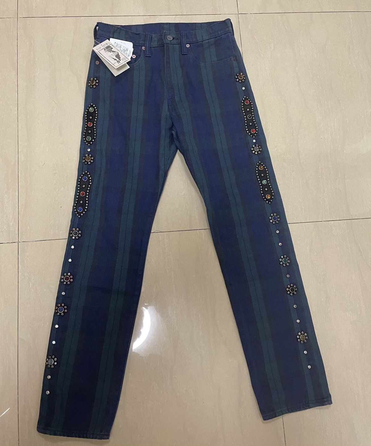 Kapital 11oz tartan check 5P Monkey CISCO