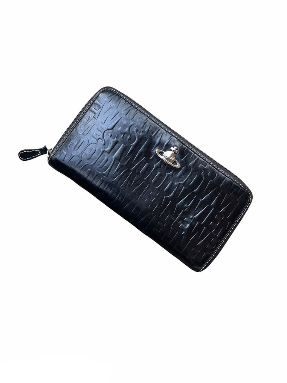 Designer × Vintage × Vivienne Westwood Vivienne Westwood Fullprint Spellout Round Zipper Wallet Size ONE SIZE - 5 Thumbnail