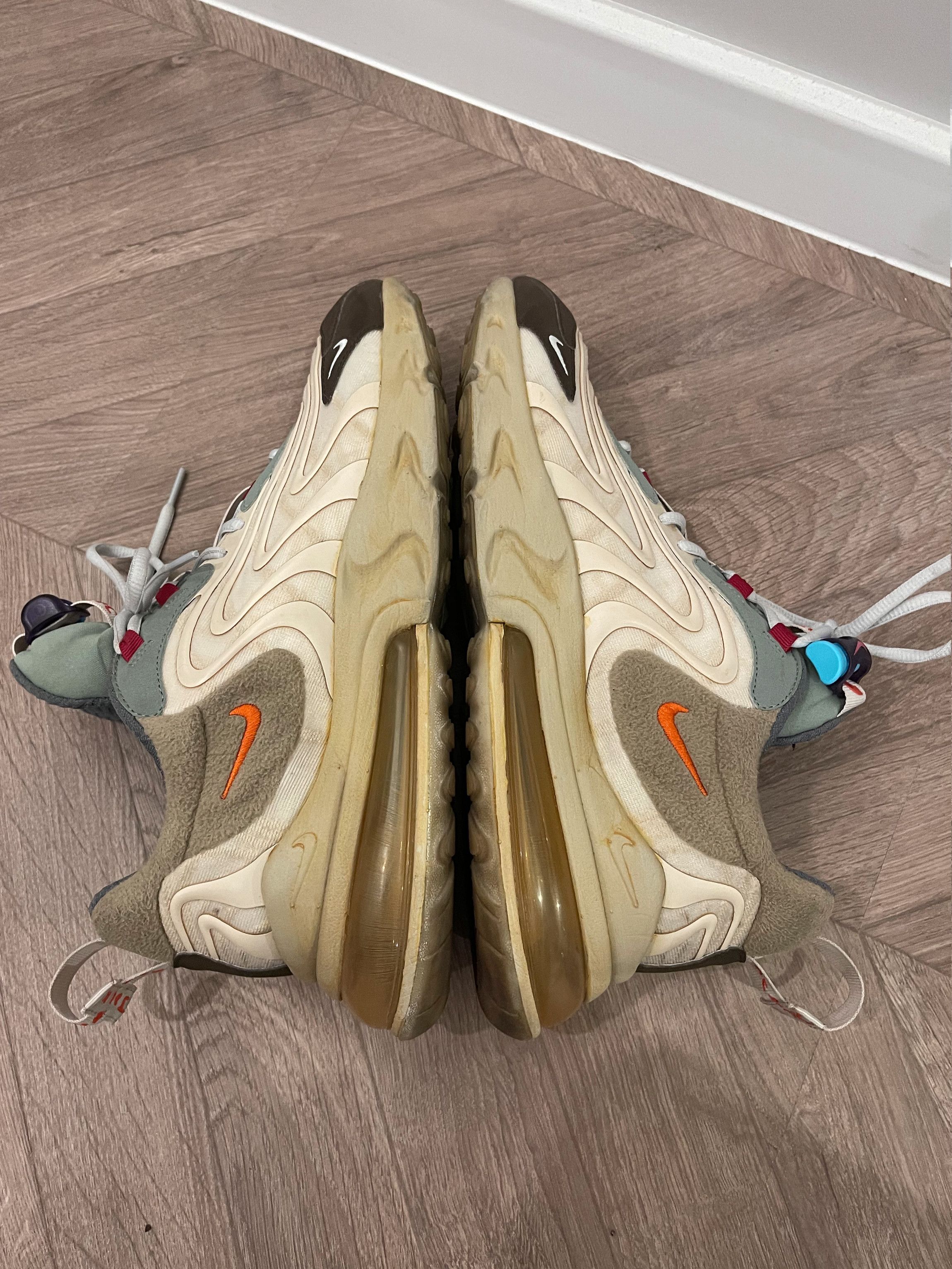 Nike × Travis Scott Air Max 270 React Travis Scott Cactus Trails Size US 11.5 / EU 44-45 - 4 Thumbnail