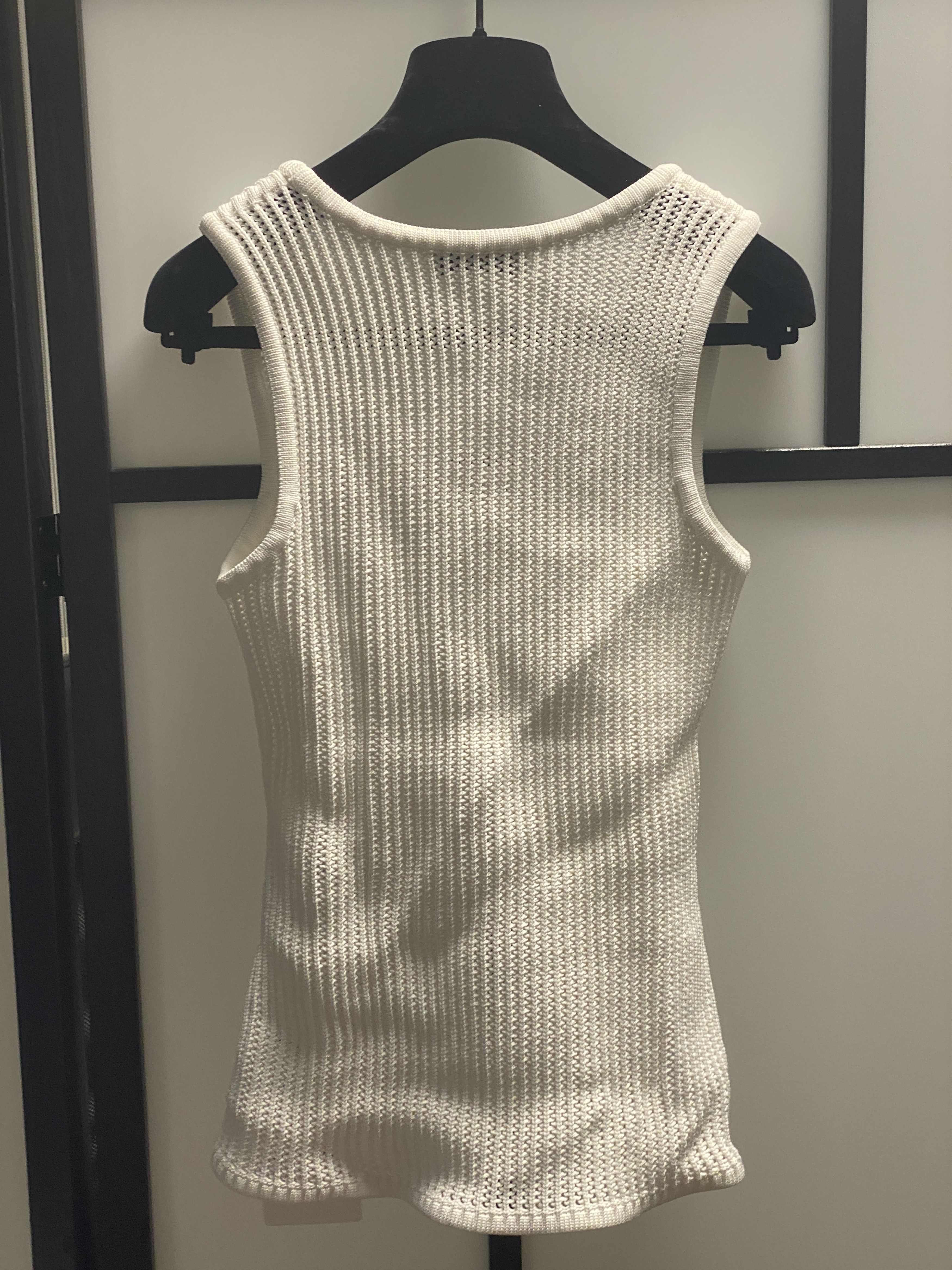 Balenciaga SS17 Chainmail Knit in rare white Size US M / EU 48-50 / 2 - 2 Thumbnail