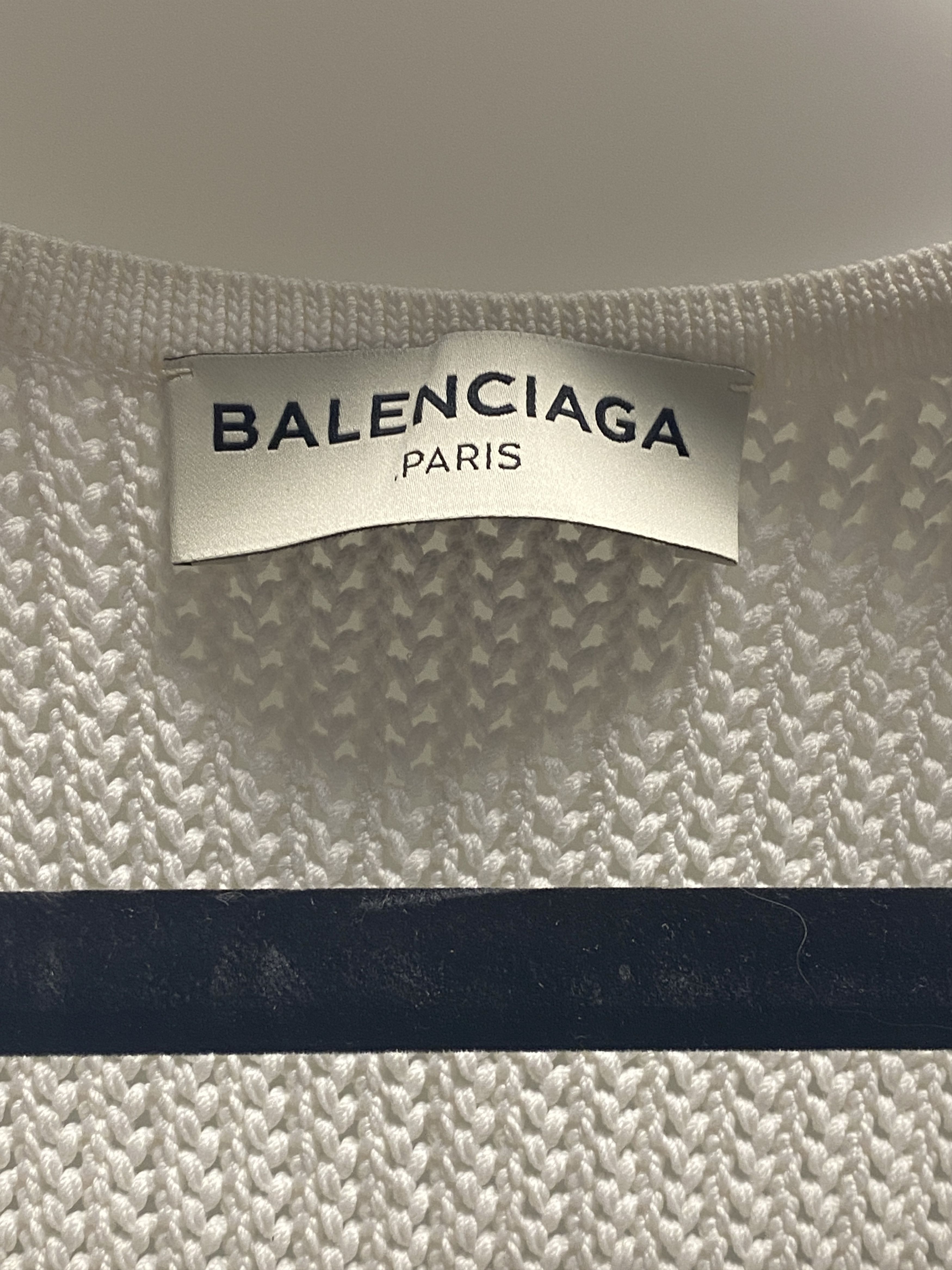 Balenciaga SS17 Chainmail Knit in rare white Size US M / EU 48-50 / 2 - 3 Thumbnail