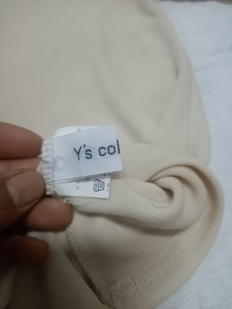 Y's × Yohji Yamamoto Y’S Collection Turtle Neck Cream Shirt Size US M / EU 48-50 / 2 - 5 Thumbnail