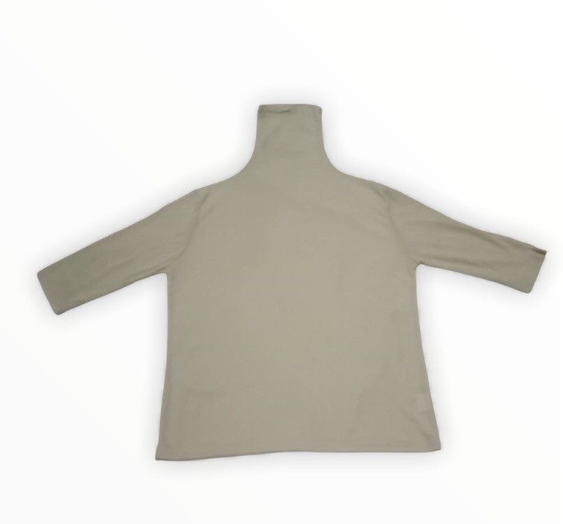 Y's × Yohji Yamamoto Y’S Collection Turtle Neck Cream Shirt Size US M / EU 48-50 / 2 - 2 Thumbnail
