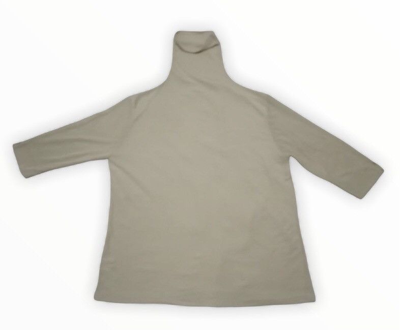 Y's × Yohji Yamamoto Y’S Collection Turtle Neck Cream Shirt Size US M / EU 48-50 / 2 - 1 Thumbnail
