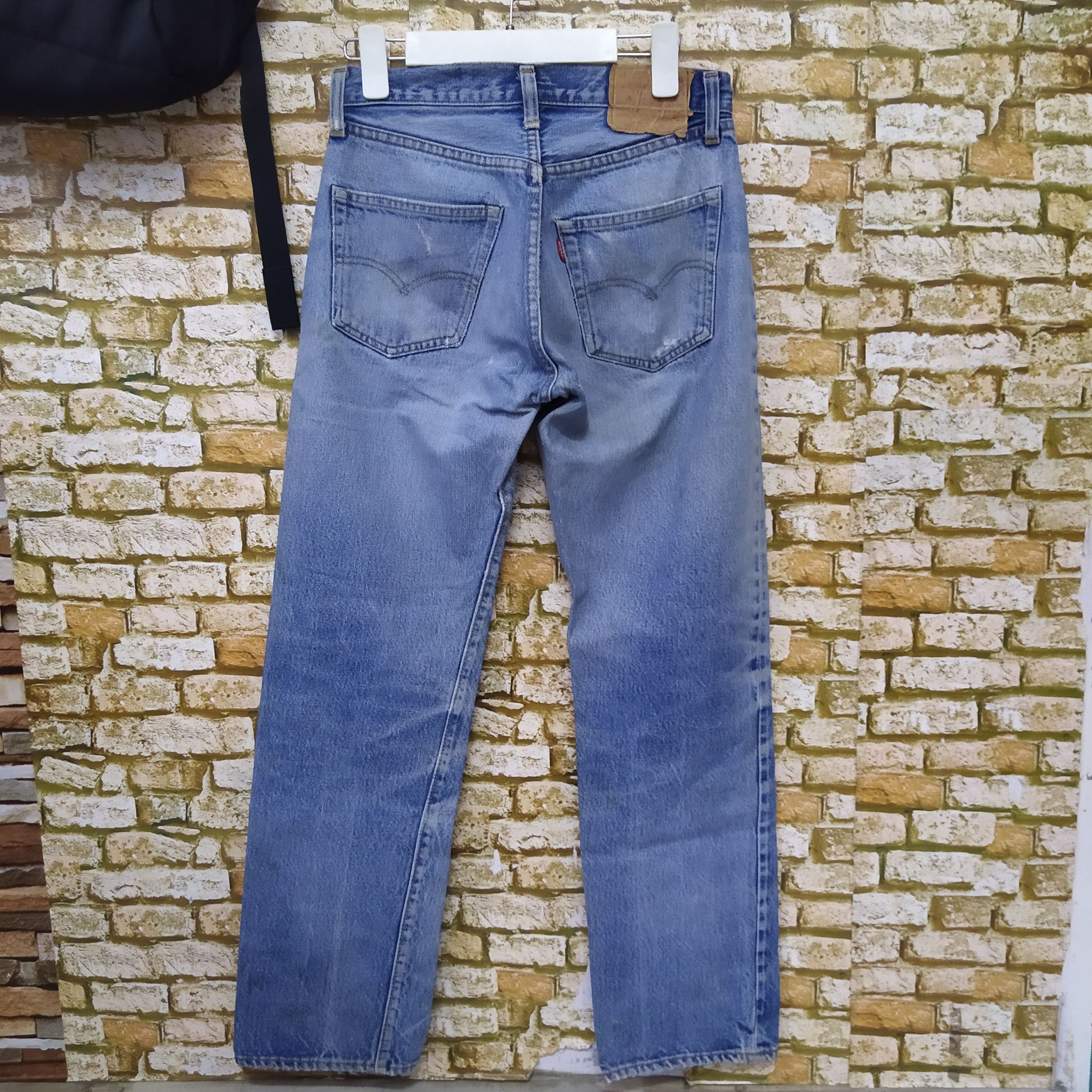 Levi's × Vintage 80s LEVIS 501 SELVEDGE USA #6 DISTRESED DENIM COBAIN (D419) Size US 27 - 1 Thumbnail