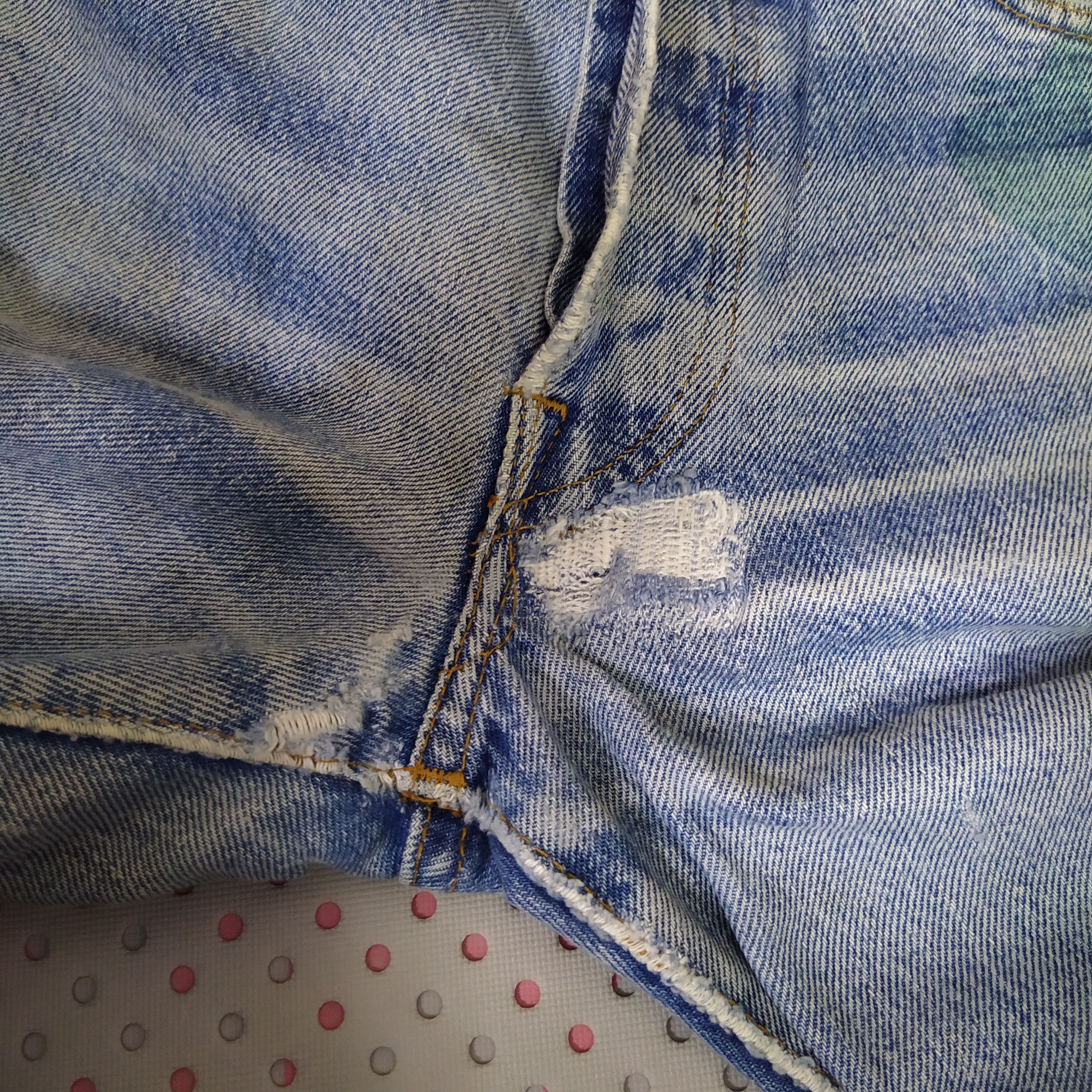 Levi's × Vintage 80s LEVIS 501 SELVEDGE USA #6 DISTRESED DENIM COBAIN (D419) Size US 27 - 9 Thumbnail