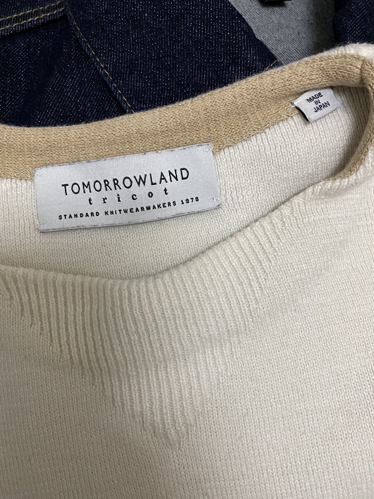 Tomorrowland 🇯🇵TOMORROWLAND TRICOT MADE IN JAPAN CABLE KNIT SWEATSHIRT Size US S / EU 44-46 / 1 - 8 Thumbnail