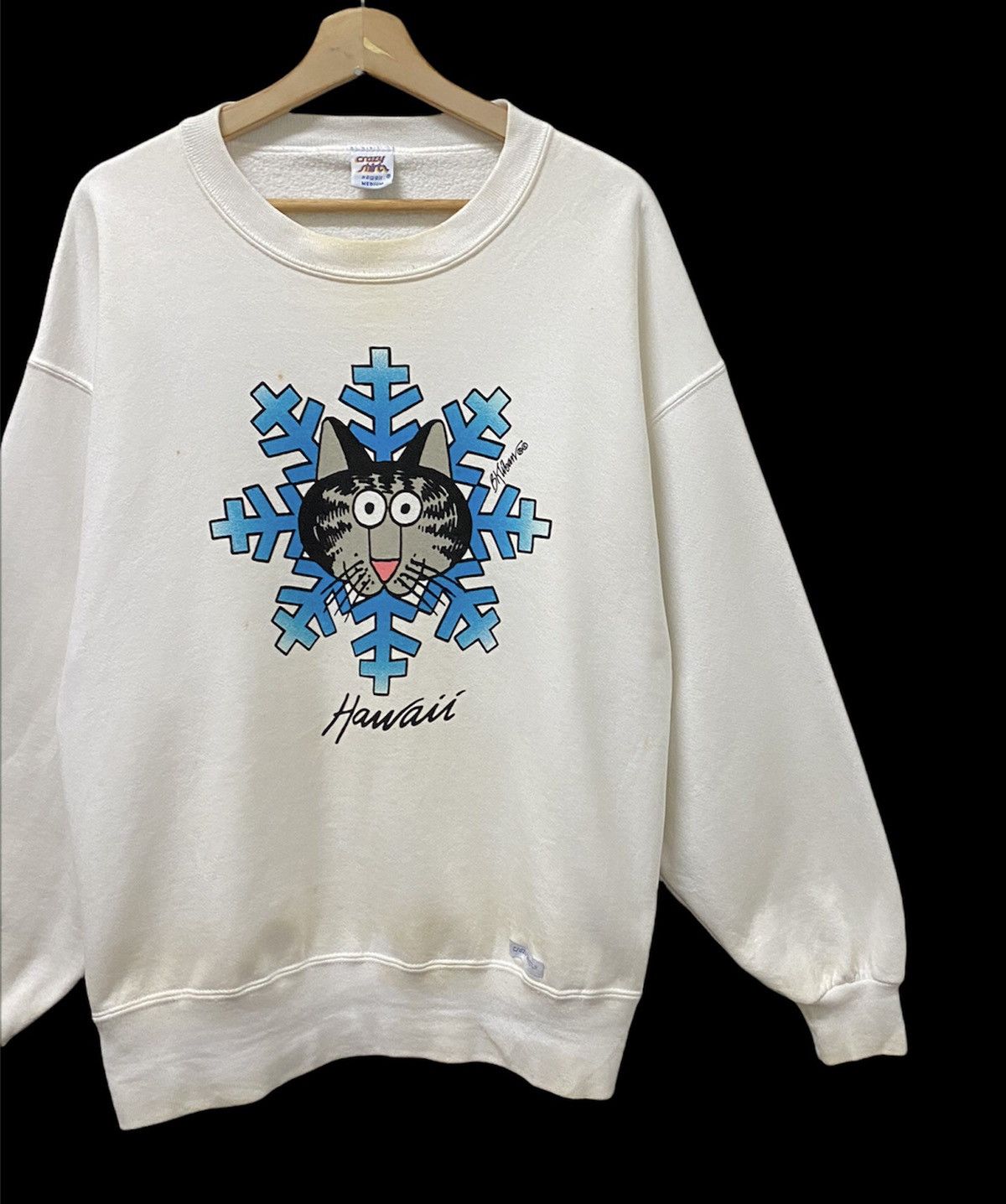 Other VINTAGE 90s CRAZY SHIRT HAWAII BKLIBAN SWEATSHIRT Size US M / EU 48-50 / 2 - 5 Thumbnail