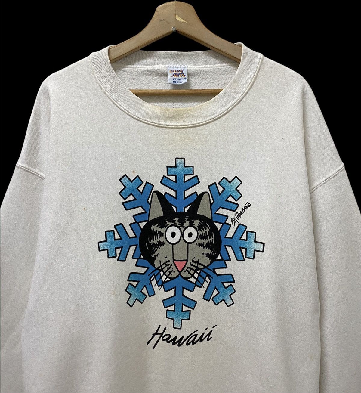 Other VINTAGE 90s CRAZY SHIRT HAWAII BKLIBAN SWEATSHIRT Size US M / EU 48-50 / 2 - 2 Thumbnail