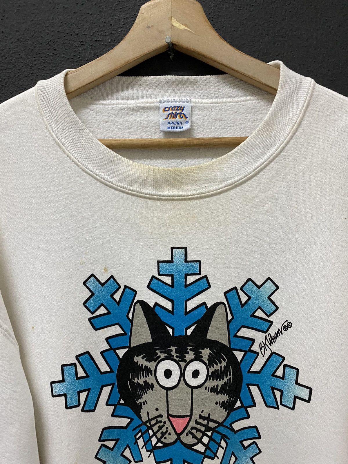 Other VINTAGE 90s CRAZY SHIRT HAWAII BKLIBAN SWEATSHIRT Size US M / EU 48-50 / 2 - 12 Thumbnail