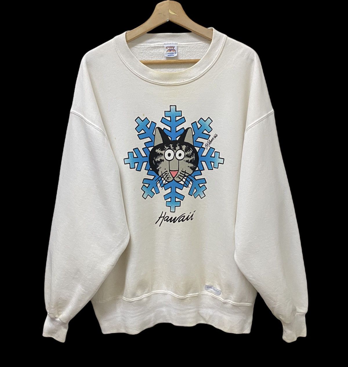 Other VINTAGE 90s CRAZY SHIRT HAWAII BKLIBAN SWEATSHIRT Size US M / EU 48-50 / 2 - 7 Thumbnail