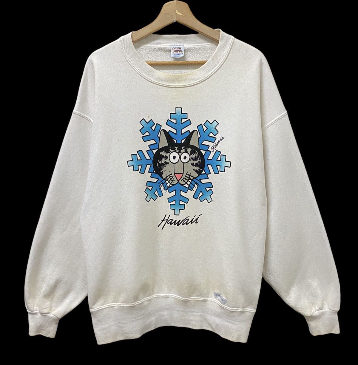 Other VINTAGE 90s CRAZY SHIRT HAWAII BKLIBAN SWEATSHIRT Size US M / EU 48-50 / 2 - 1 Thumbnail