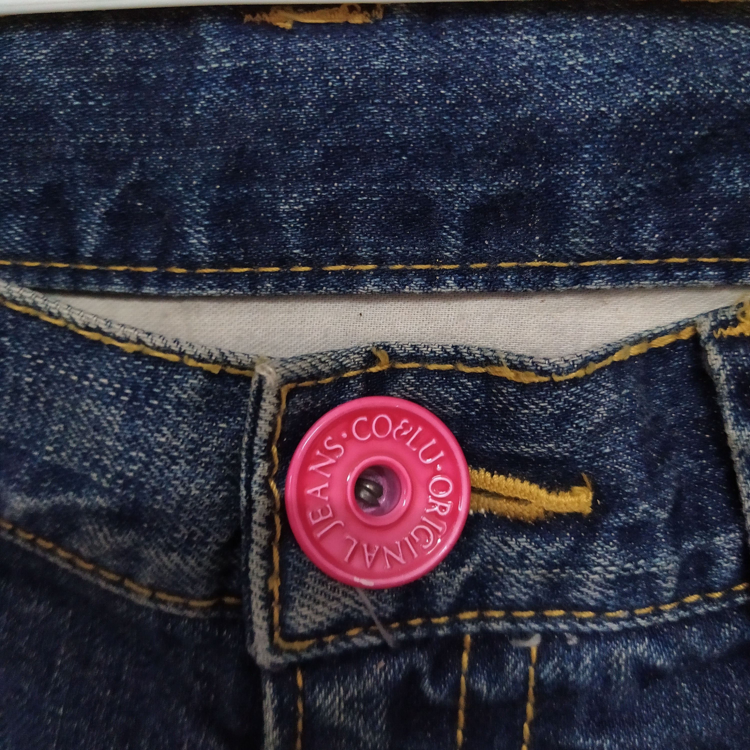 Japanese Brand CO & LU DISTRESSED DENIM (D422) Size US 36 / EU 52 - 8 Thumbnail