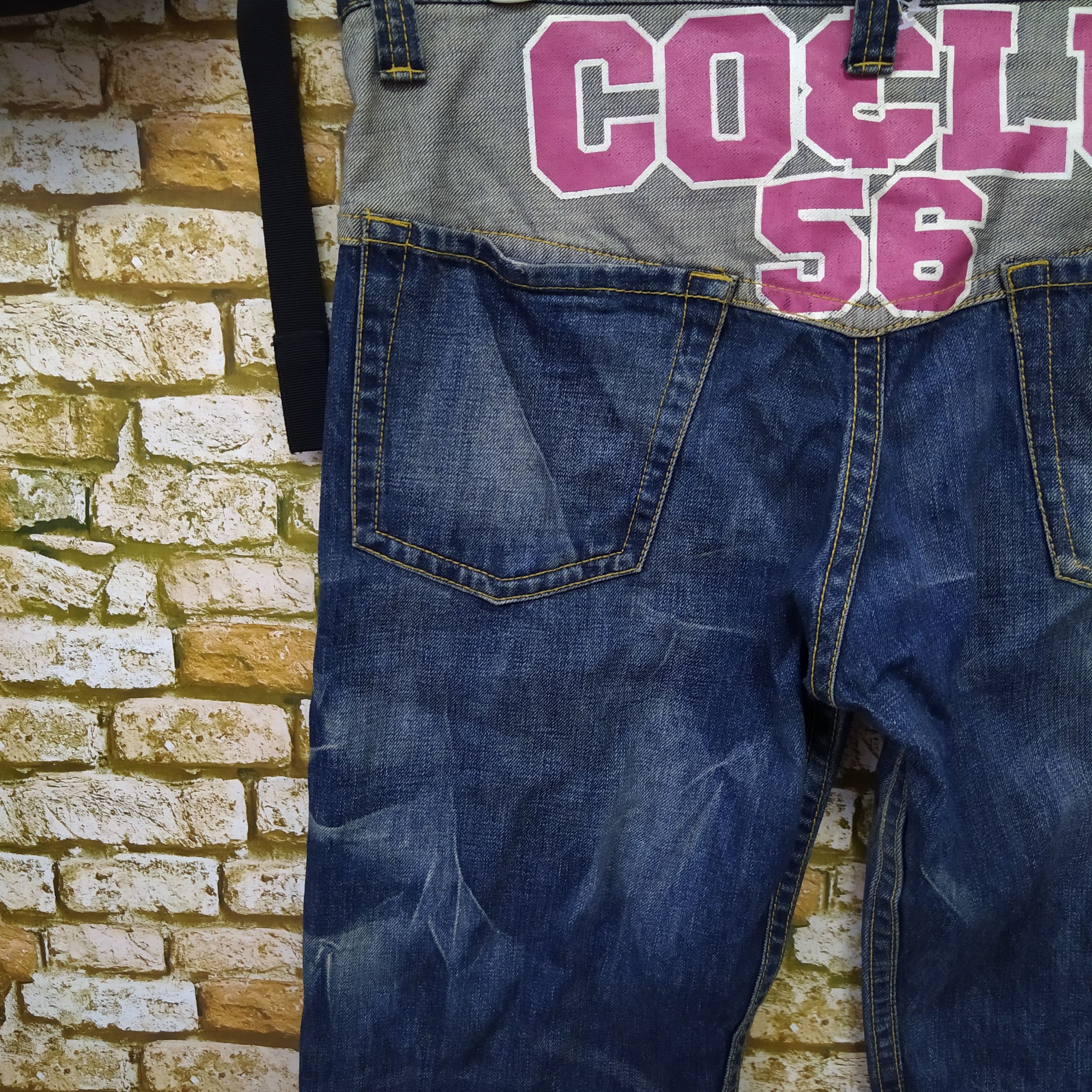 Japanese Brand CO & LU DISTRESSED DENIM (D422) Size US 36 / EU 52 - 3 Thumbnail