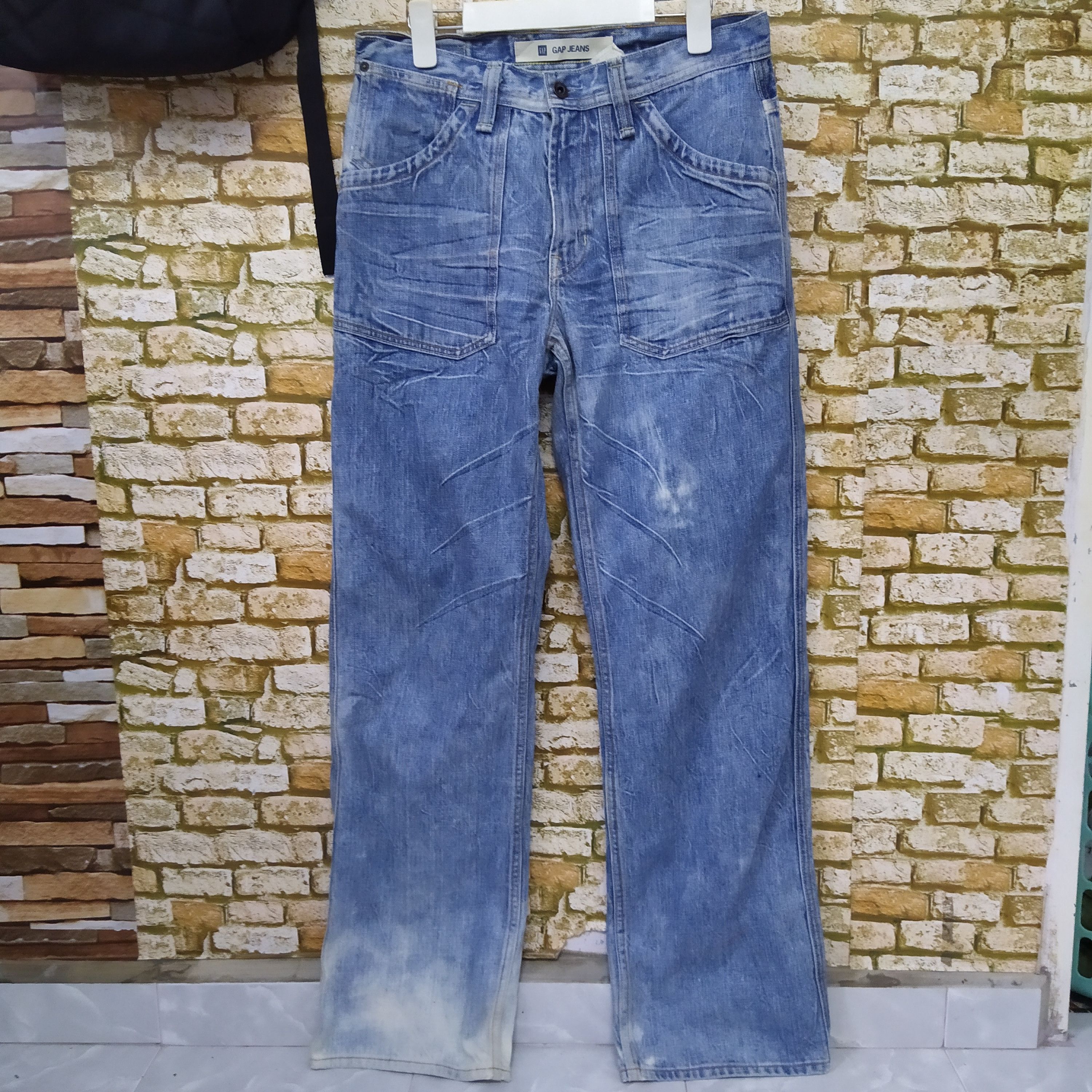 Gap GAP BAKERS DISTRESSED DENIM (D423) w32 Size US 32 / EU 48 - 1 Thumbnail