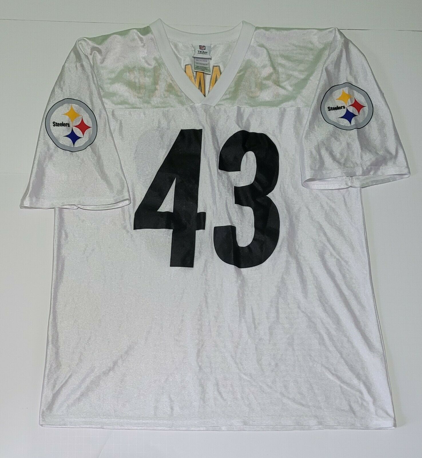 Pittsburgh Steelers Troy Polamalu #43 Men's T-shirt XL Black