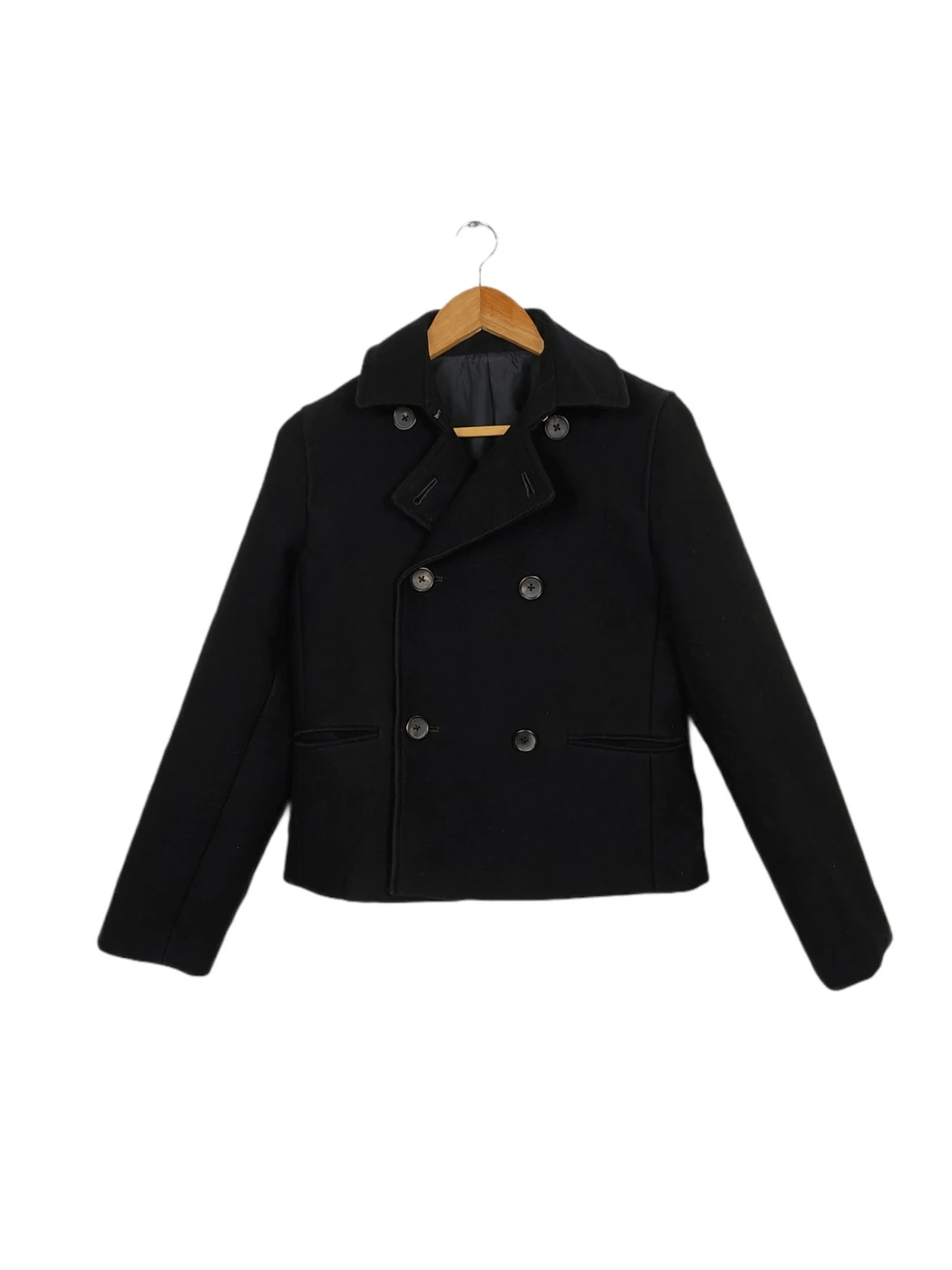 Margaret Howell Vintage MARGARET HOWELL Black Wool Button Jacket Size US M / EU 48-50 / 2 - 1 Thumbnail