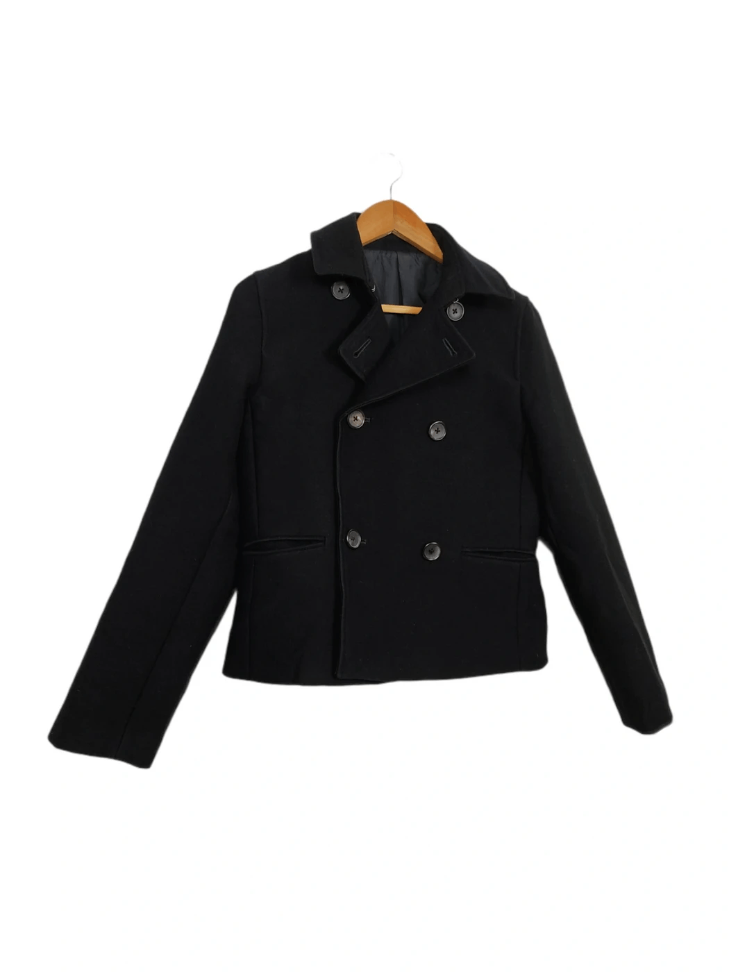 Margaret Howell Vintage MARGARET HOWELL Black Wool Button Jacket Size US M / EU 48-50 / 2 - 4 Thumbnail