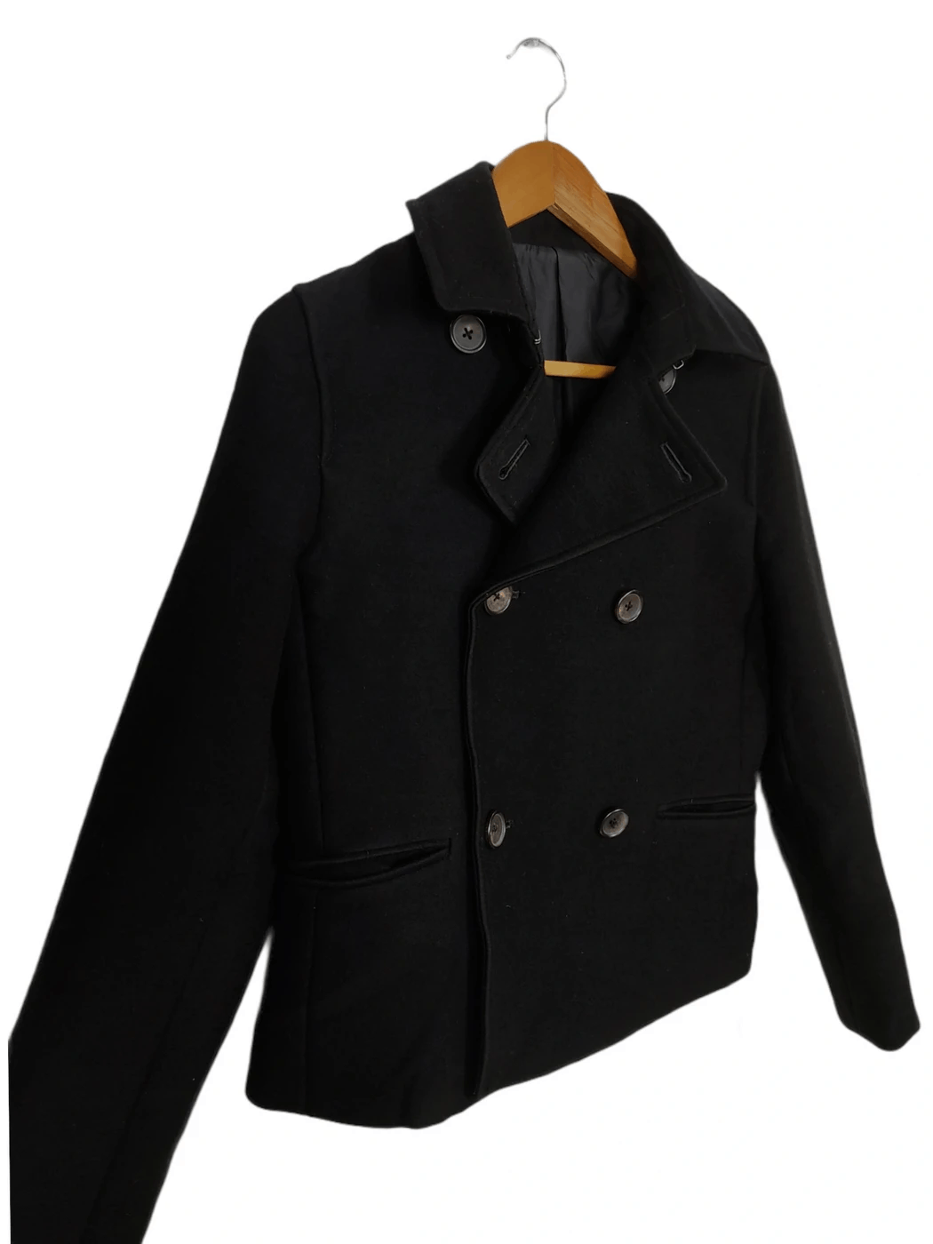 Margaret Howell Vintage MARGARET HOWELL Black Wool Button Jacket Size US M / EU 48-50 / 2 - 2 Thumbnail
