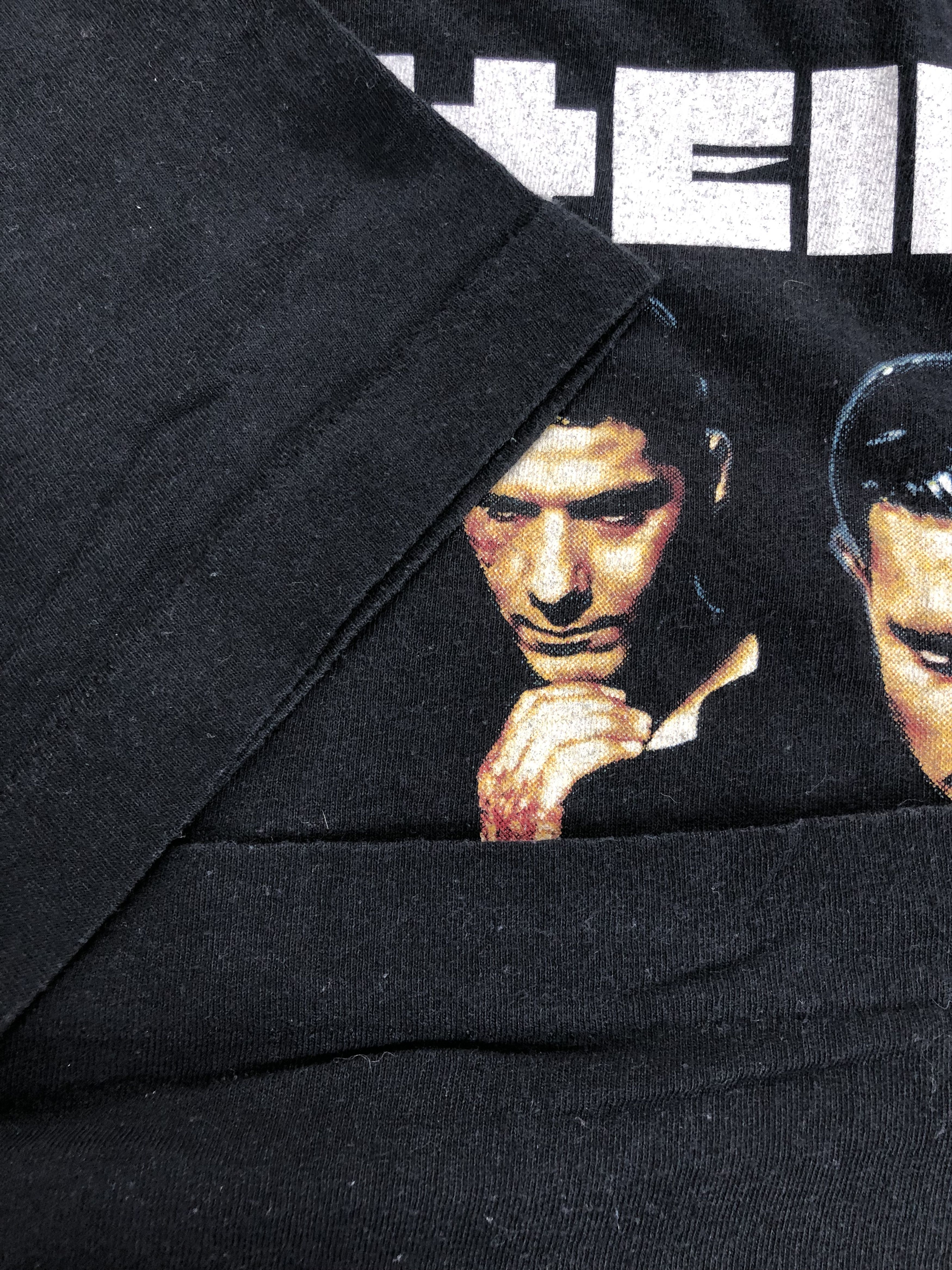 Band Tees Vintage 90s Rammstein Faces (Iron Maiden Marilyn Manson) Size US L / EU 52-54 / 3 - 7 Thumbnail