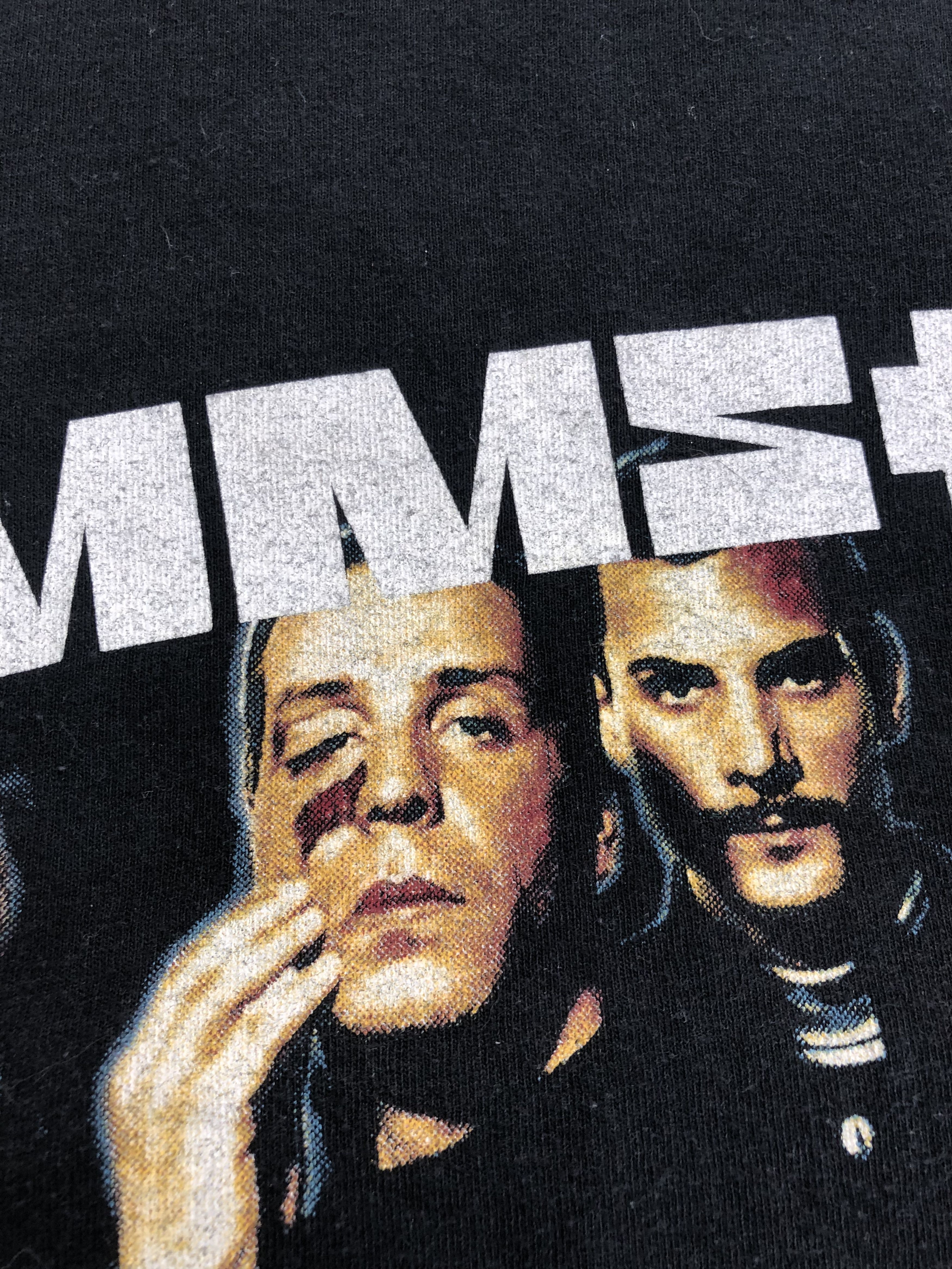 Band Tees Vintage 90s Rammstein Faces (Iron Maiden Marilyn Manson) Size US L / EU 52-54 / 3 - 4 Thumbnail