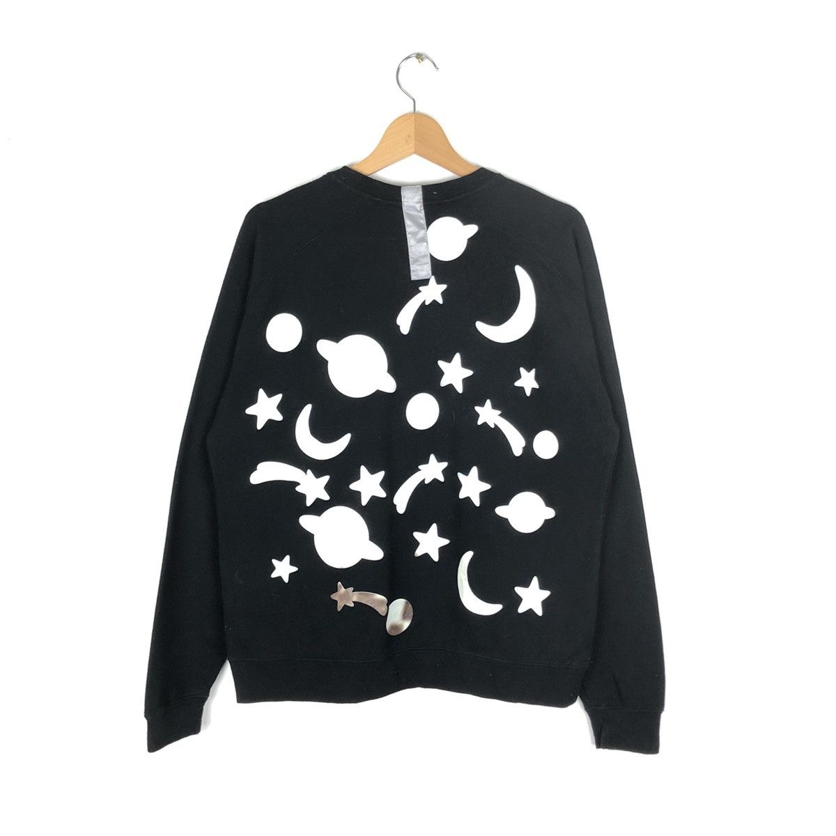 BWOOD Brian Wood Glow In The Dark Fullprint Moon Star Sweatshirt Size US L / EU 52-54 / 3 - 2 Thumbnail