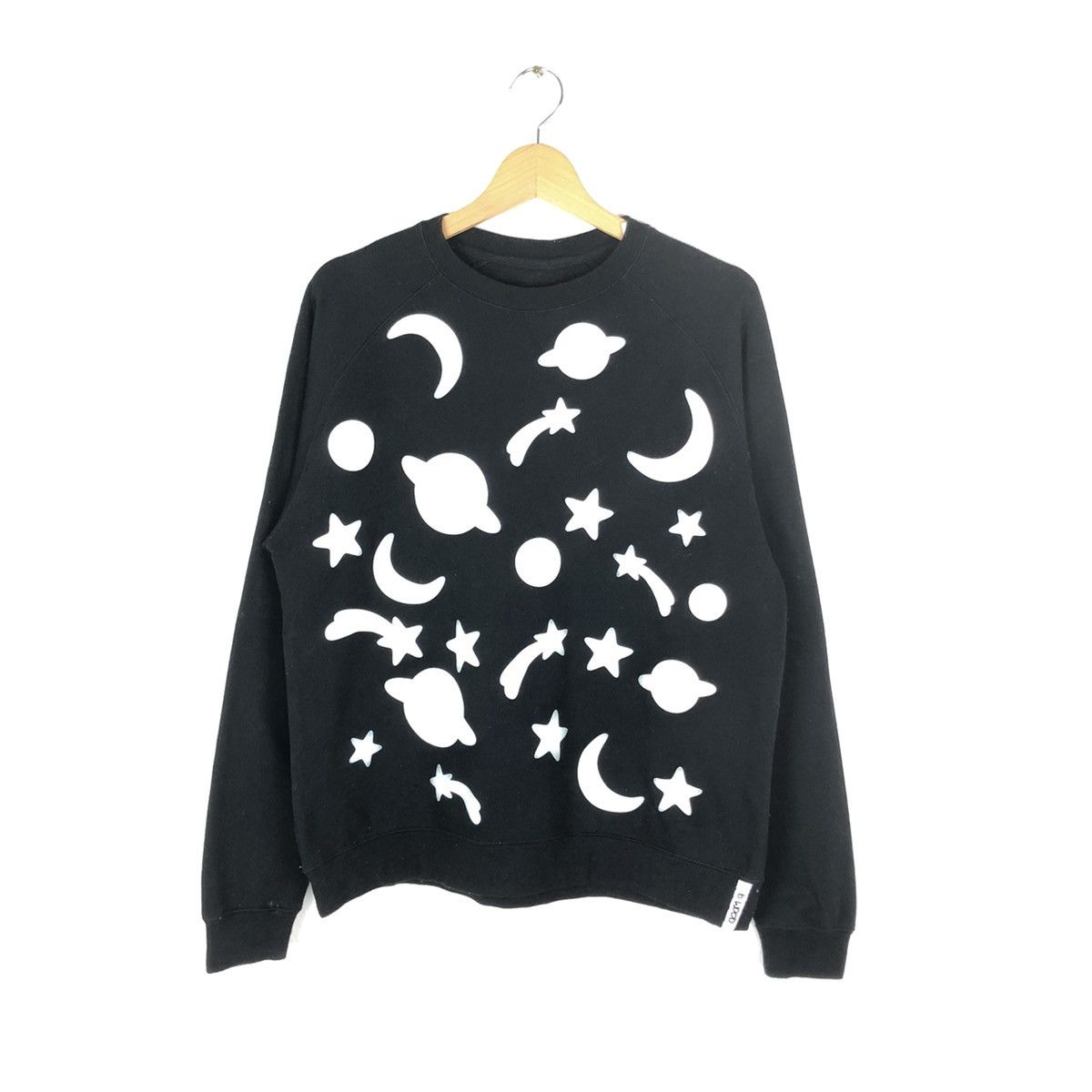 BWOOD Brian Wood Glow In The Dark Fullprint Moon Star Sweatshirt Size US L / EU 52-54 / 3 - 1 Thumbnail