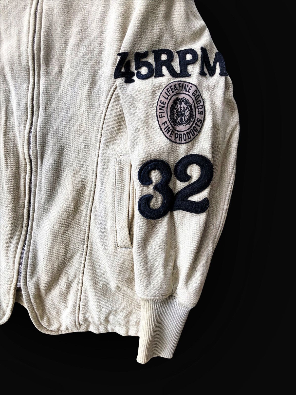 45rpm GRAIL🔥80s 45RPM 🇯🇵 Wool Varsity Jacket with Patches Size US L / EU 52-54 / 3 - 3 Thumbnail