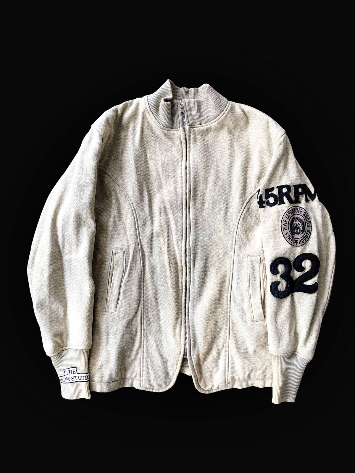 45rpm GRAIL🔥80s 45RPM 🇯🇵 Wool Varsity Jacket with Patches Size US L / EU 52-54 / 3 - 2 Thumbnail