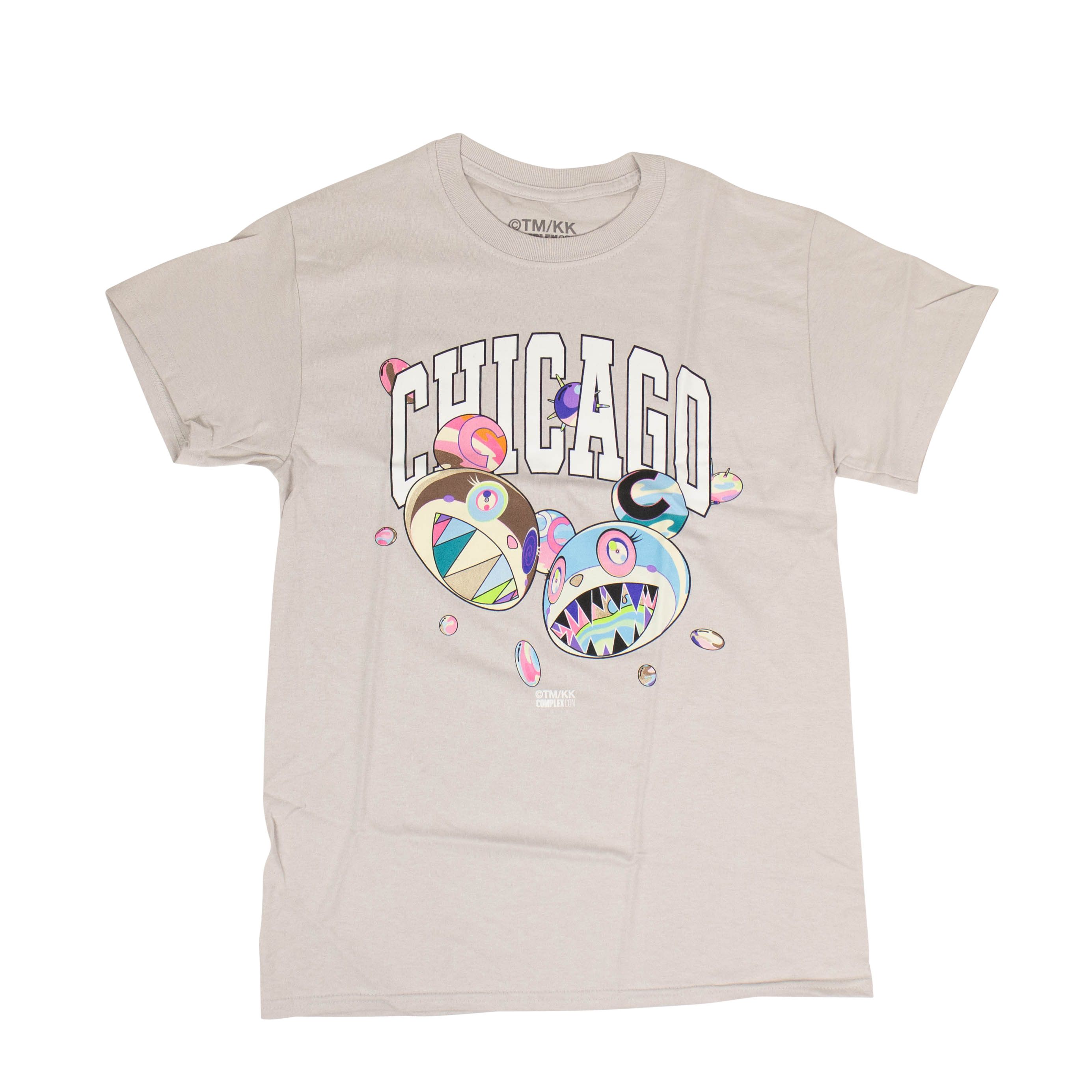 Takashi Murakami x COMPLEXCON Gray 'Chicago Discord' T-Shirt Size S ...