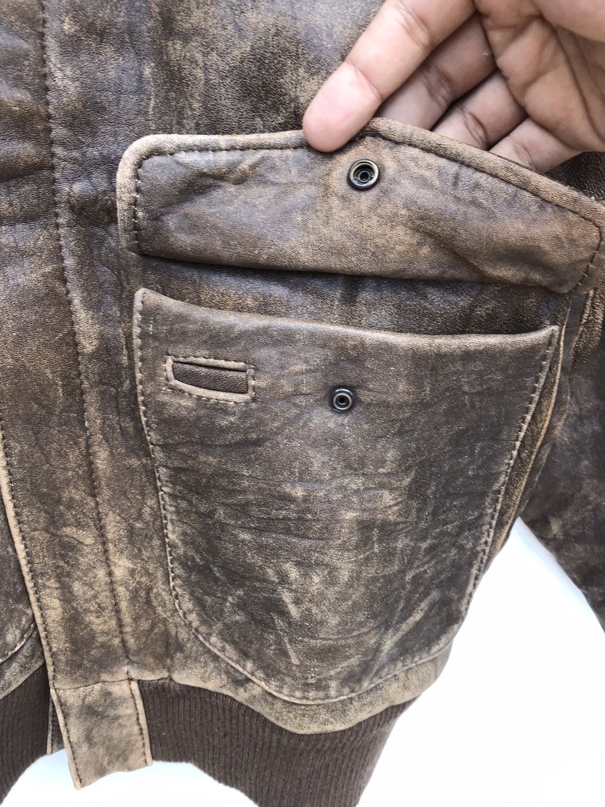 Japanese Brand × Vintage Nice leather design jacket old school Size US M / EU 48-50 / 2 - 7 Thumbnail