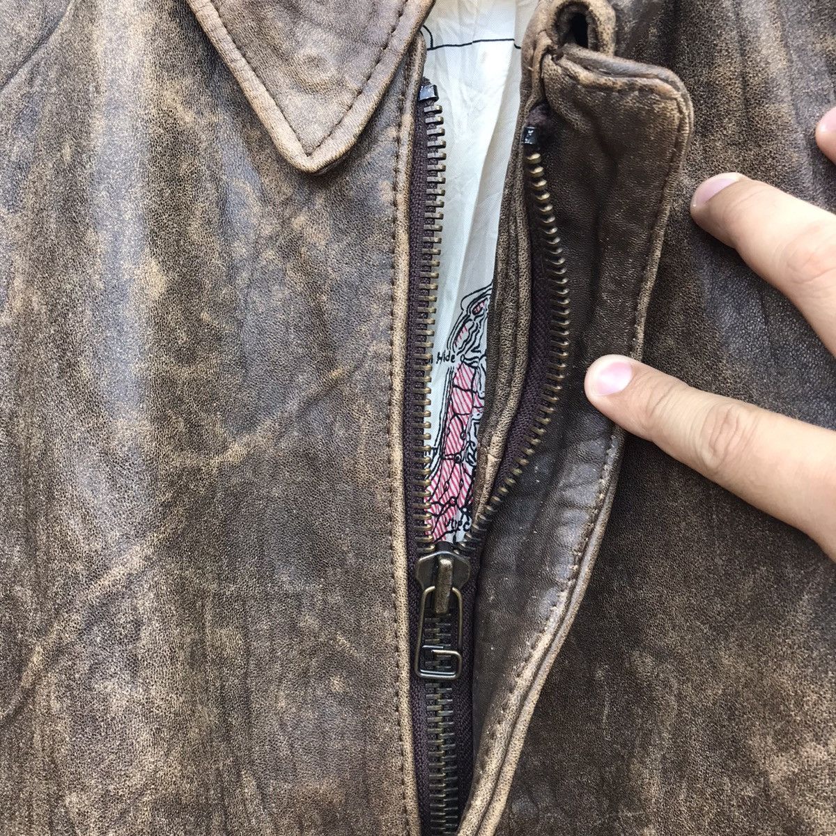 Japanese Brand × Vintage Nice leather design jacket old school Size US M / EU 48-50 / 2 - 6 Thumbnail