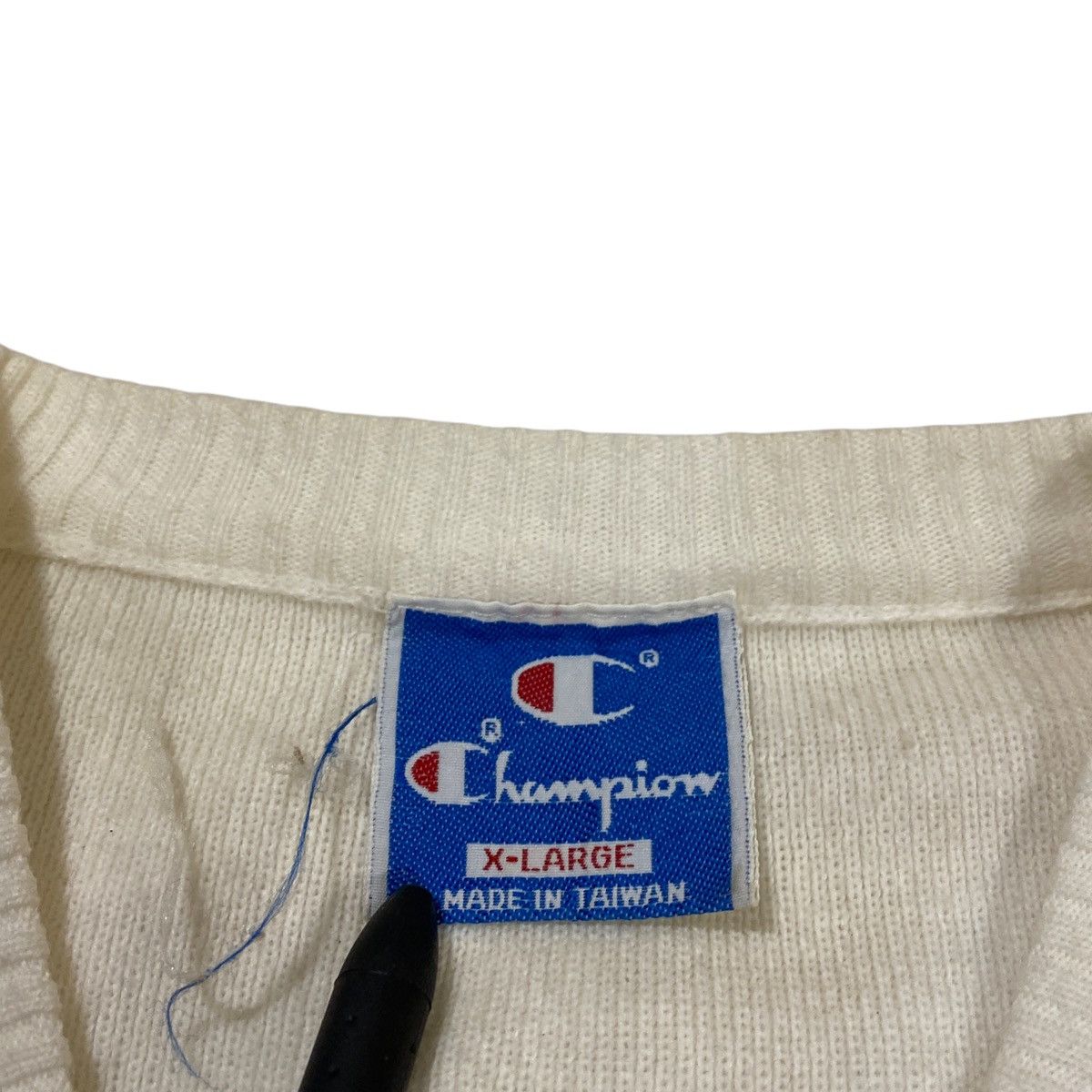 Champion × NFL × Vintage Vintage Champion Kansas City Chiefs Cardigan Size US L / EU 52-54 / 3 - 4 Thumbnail