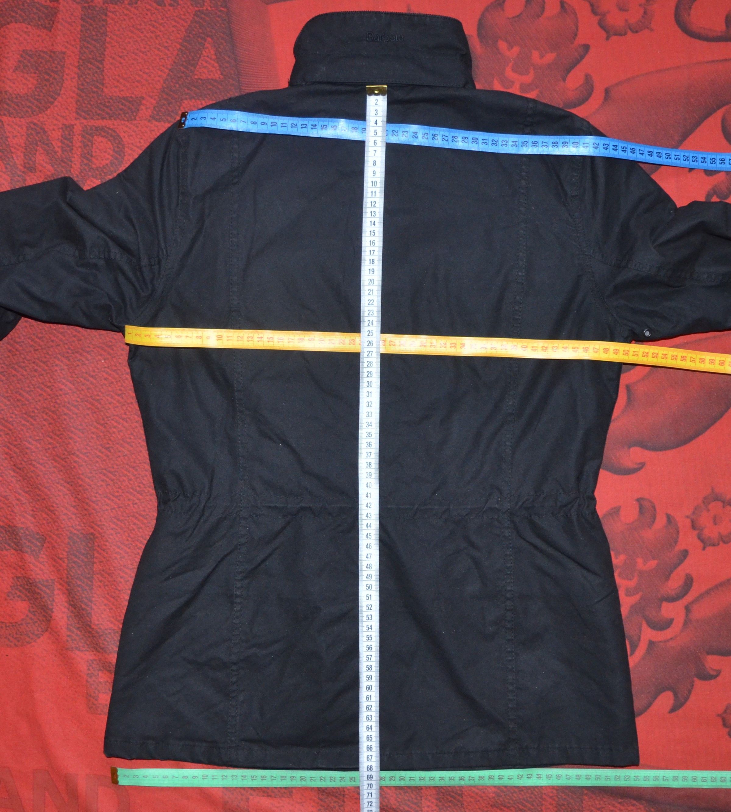 Barbour Barbour L2462 Faye Drawstring Wax Jacket Waterproof England Size S / US 4 / IT 40 - 14 Thumbnail