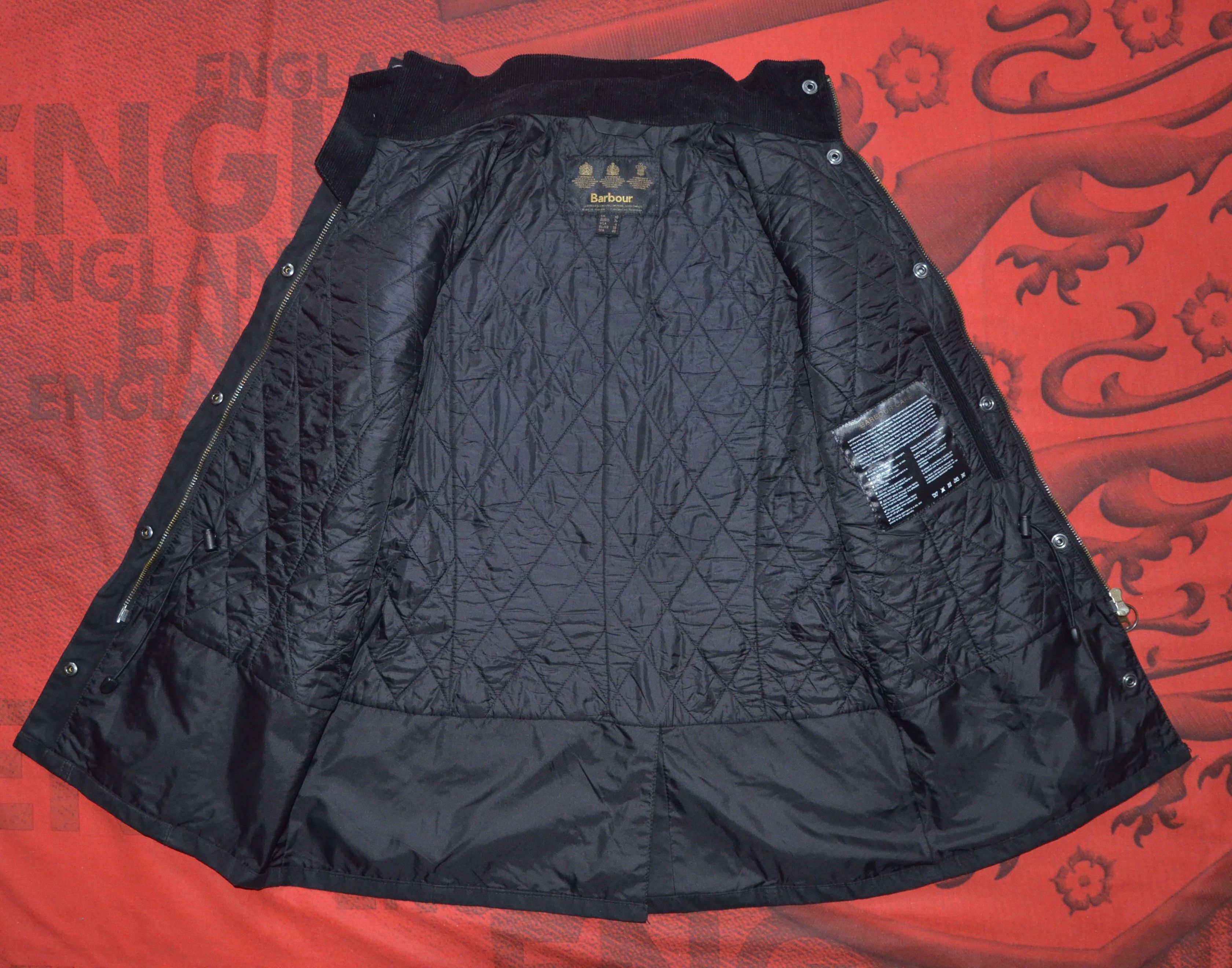 Barbour Barbour L2462 Faye Drawstring Wax Jacket Waterproof England Size S / US 4 / IT 40 - 23 Thumbnail