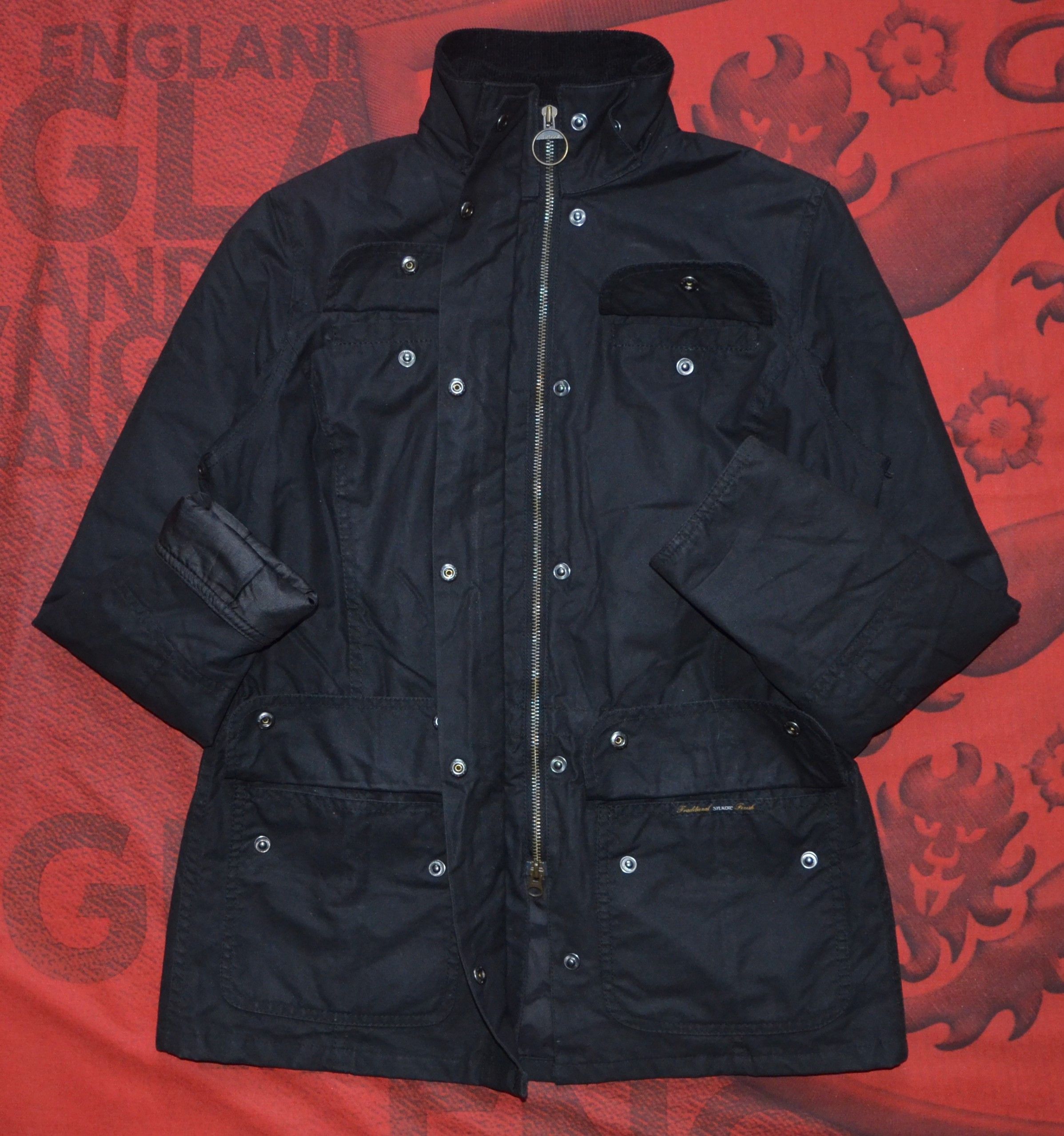 Barbour Barbour L2462 Faye Drawstring Wax Jacket Waterproof England Size S / US 4 / IT 40 - 20 Thumbnail