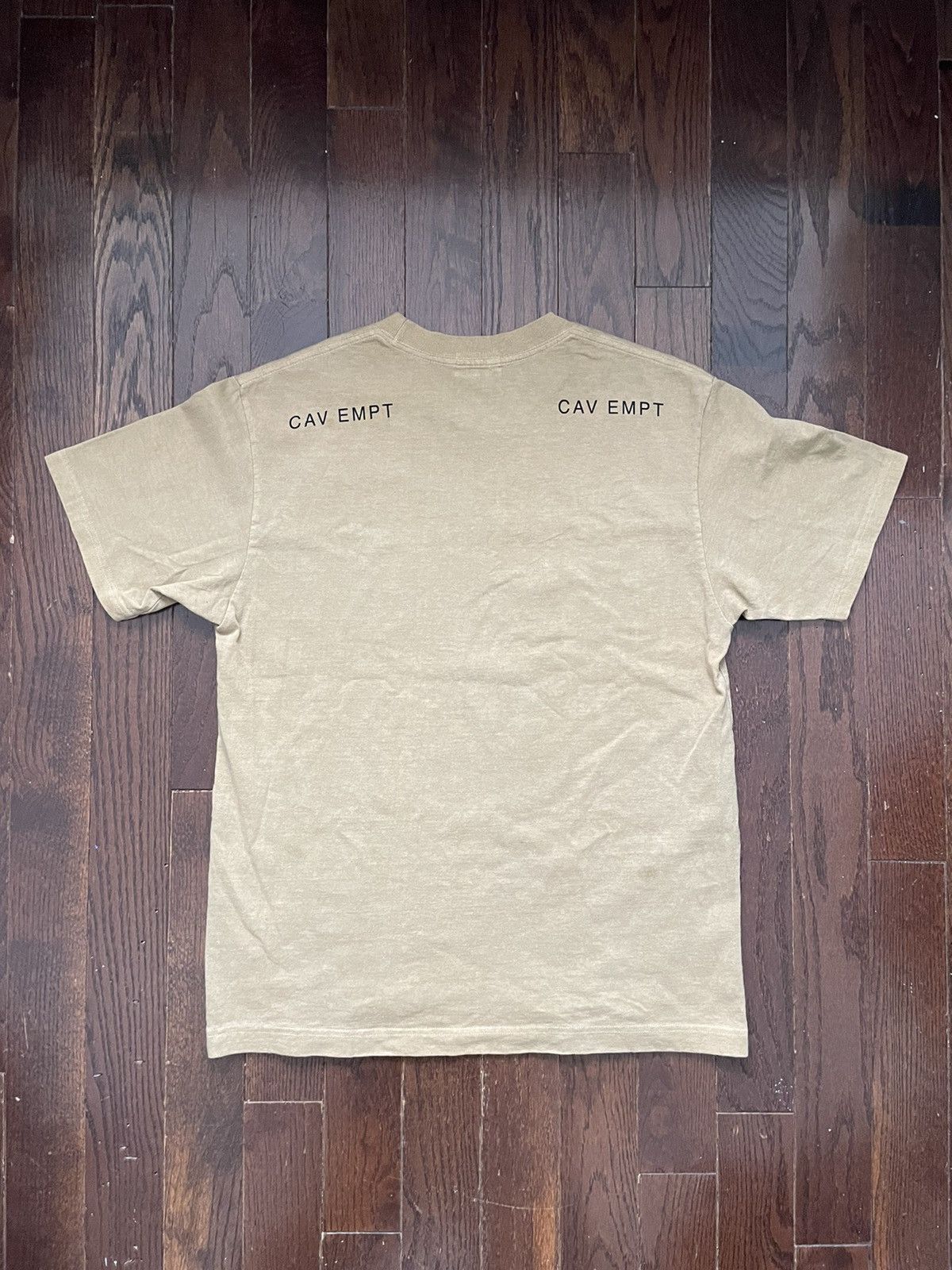 Cav Empt Cav Empt 2C.3E Overdye T-shirt Sand Tan Size US M / EU 48-50 / 2 - 2 Thumbnail