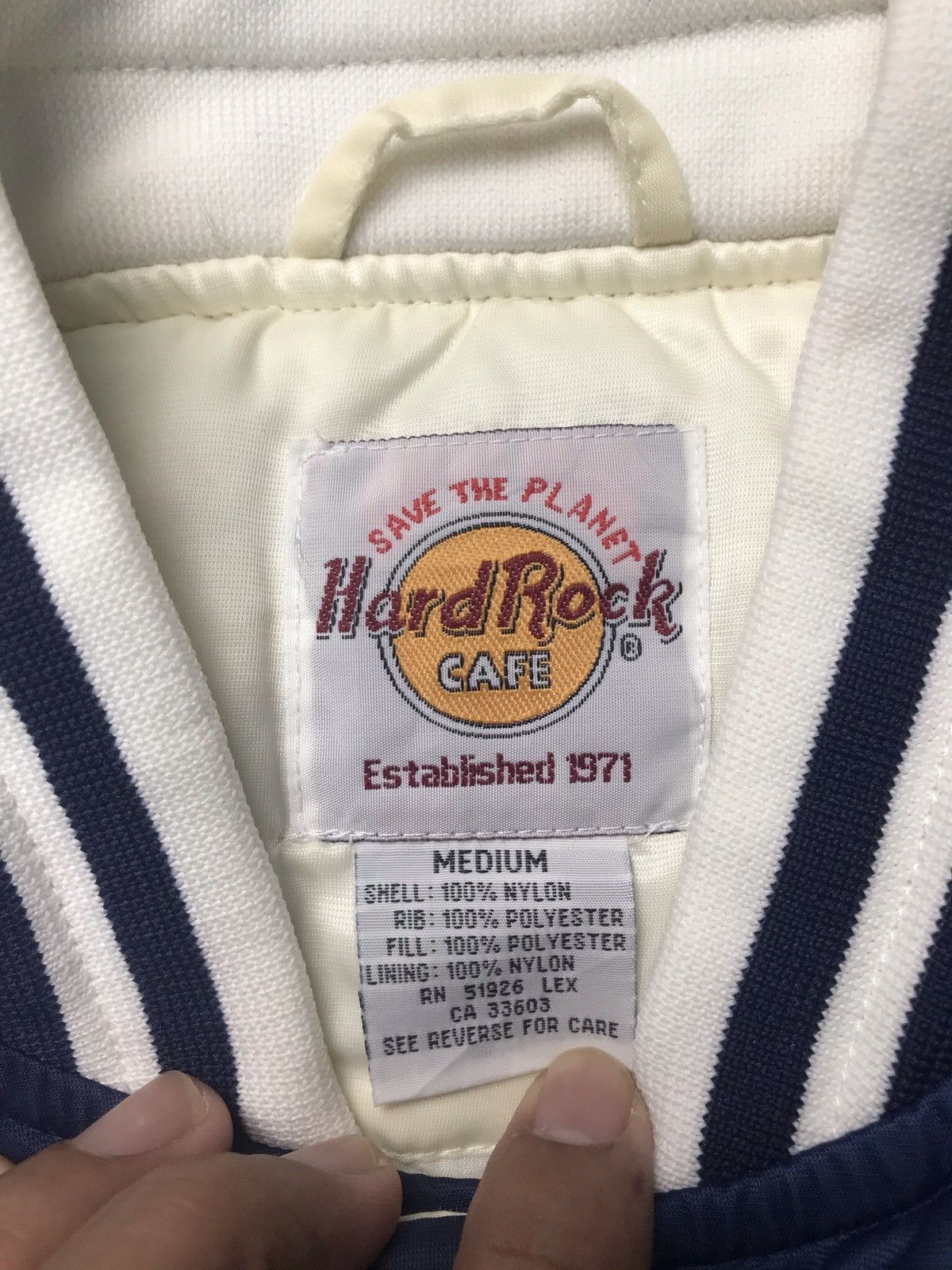 Hard Rock Cafe 🔥HARD ROCK CAFE HOLLYWOOD VARSITY JACKET Size US L / EU 52-54 / 3 - 3 Thumbnail