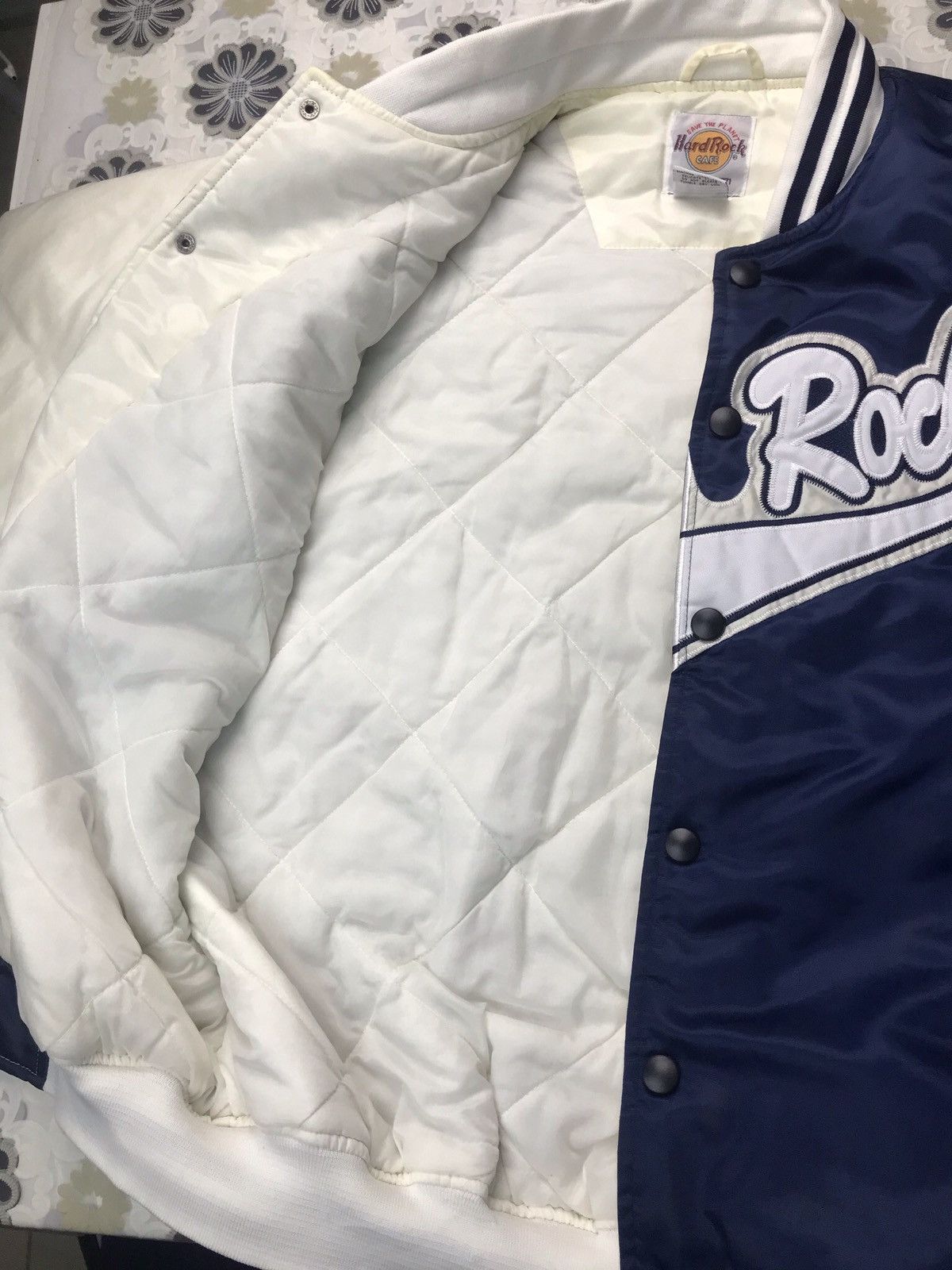 Hard Rock Cafe 🔥HARD ROCK CAFE HOLLYWOOD VARSITY JACKET Size US L / EU 52-54 / 3 - 8 Thumbnail