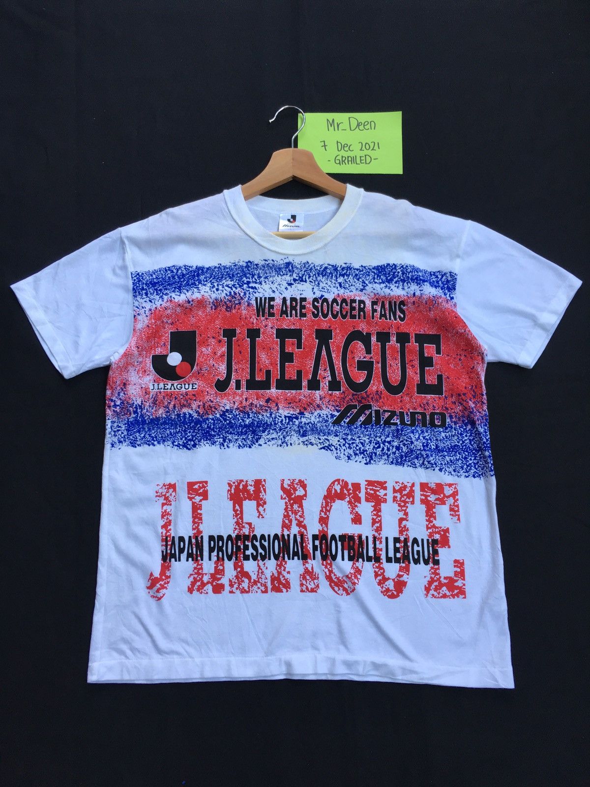 Rare Vintage Japan League Professional Football Tshirt