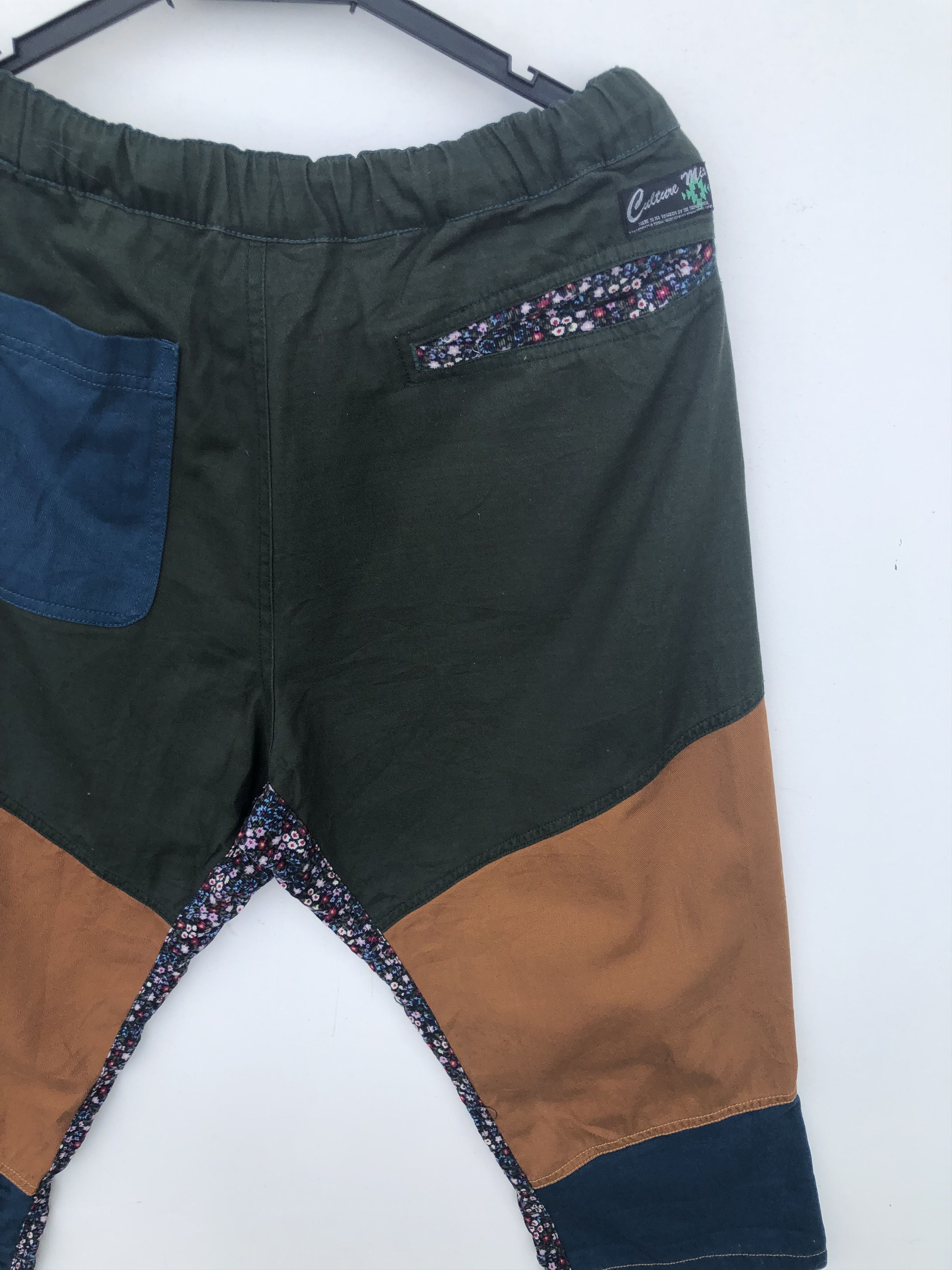 Japanese Brand RARE🔥PATCH WORK CROPPED 3/4 PANTS NICE DESIGN Size US 32 / EU 48 - 5 Thumbnail