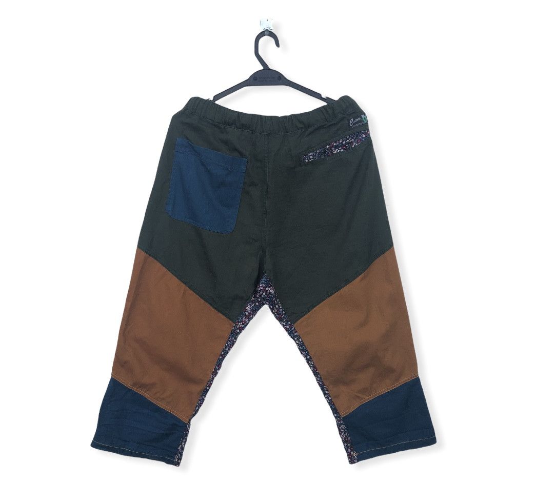 Japanese Brand RARE🔥PATCH WORK CROPPED 3/4 PANTS NICE DESIGN Size US 32 / EU 48 - 2 Thumbnail