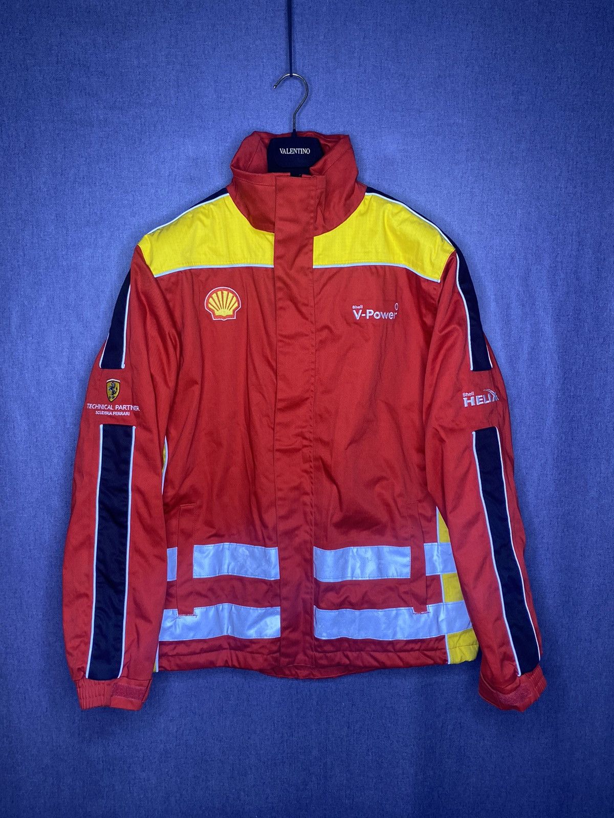 Ferrari × Racing × Vintage Shell Helix Ferrari jacket | Grailed