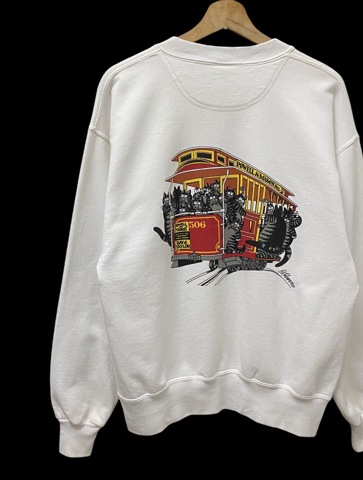 Vintage RARE🔥VINTAGE 90s HAWAIIAN CRAZY SHIRTS CRAZY CAT SWEATSHIRT Size US S / EU 44-46 / 1 - 11 Thumbnail