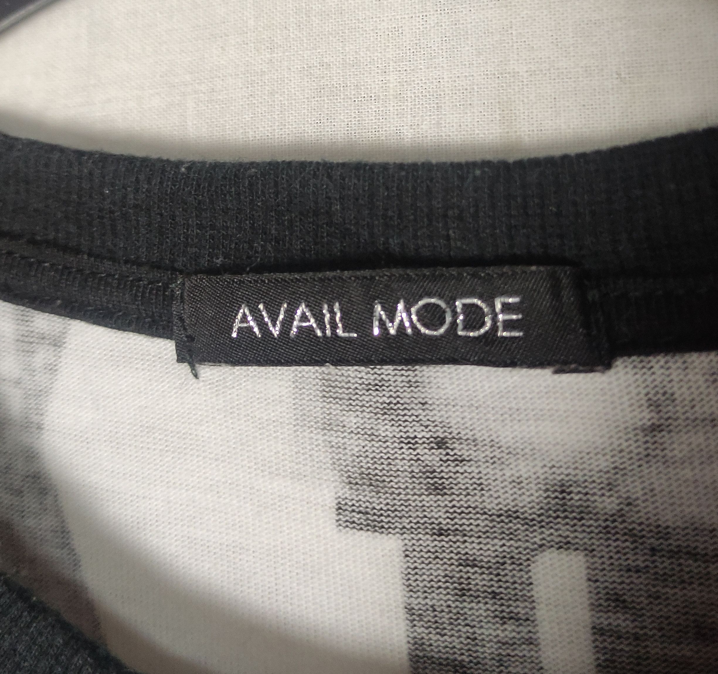 T shirts Black and White Full Print by Avail Mode