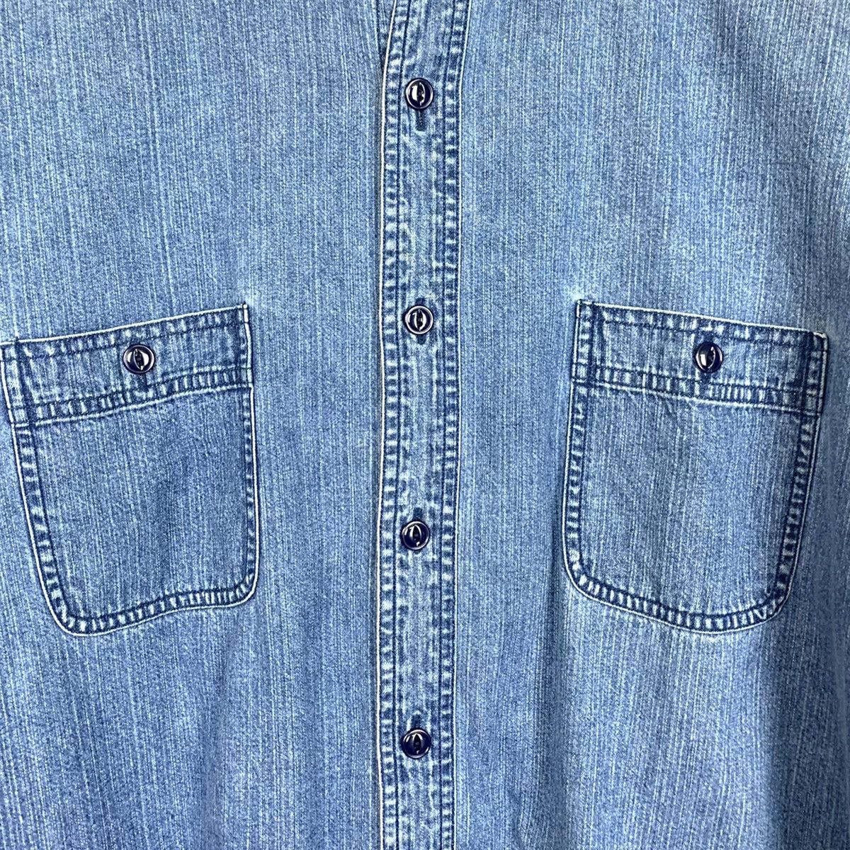 Polo Ralph Lauren Vtg Polo Jeans Ralph Lauren Denim Shirt Size US XL / EU 56 / 4 - 4 Thumbnail