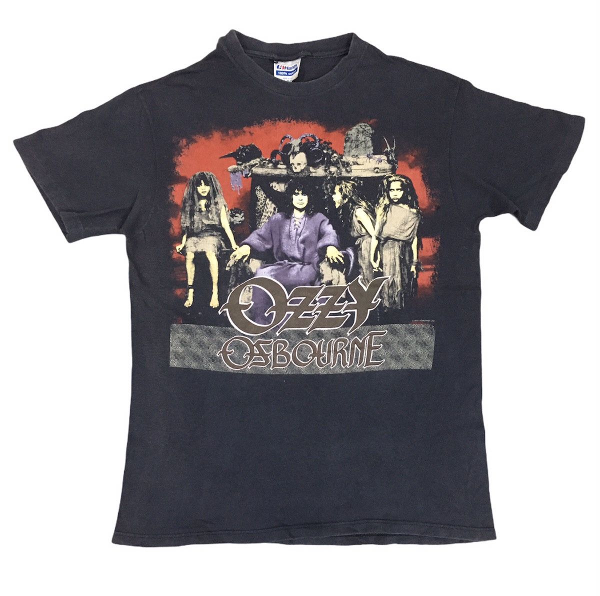 Band Tees × Ozzy Osbourne × Vintage Vintage 80's Ozzy Osbourne tour concert tshirt Size US L / EU 52-54 / 3 - 1 Thumbnail