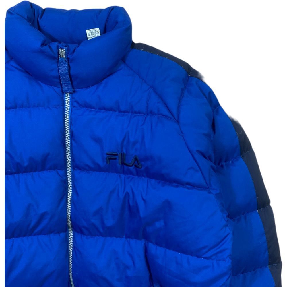 Fila fashion blue puffer jacket